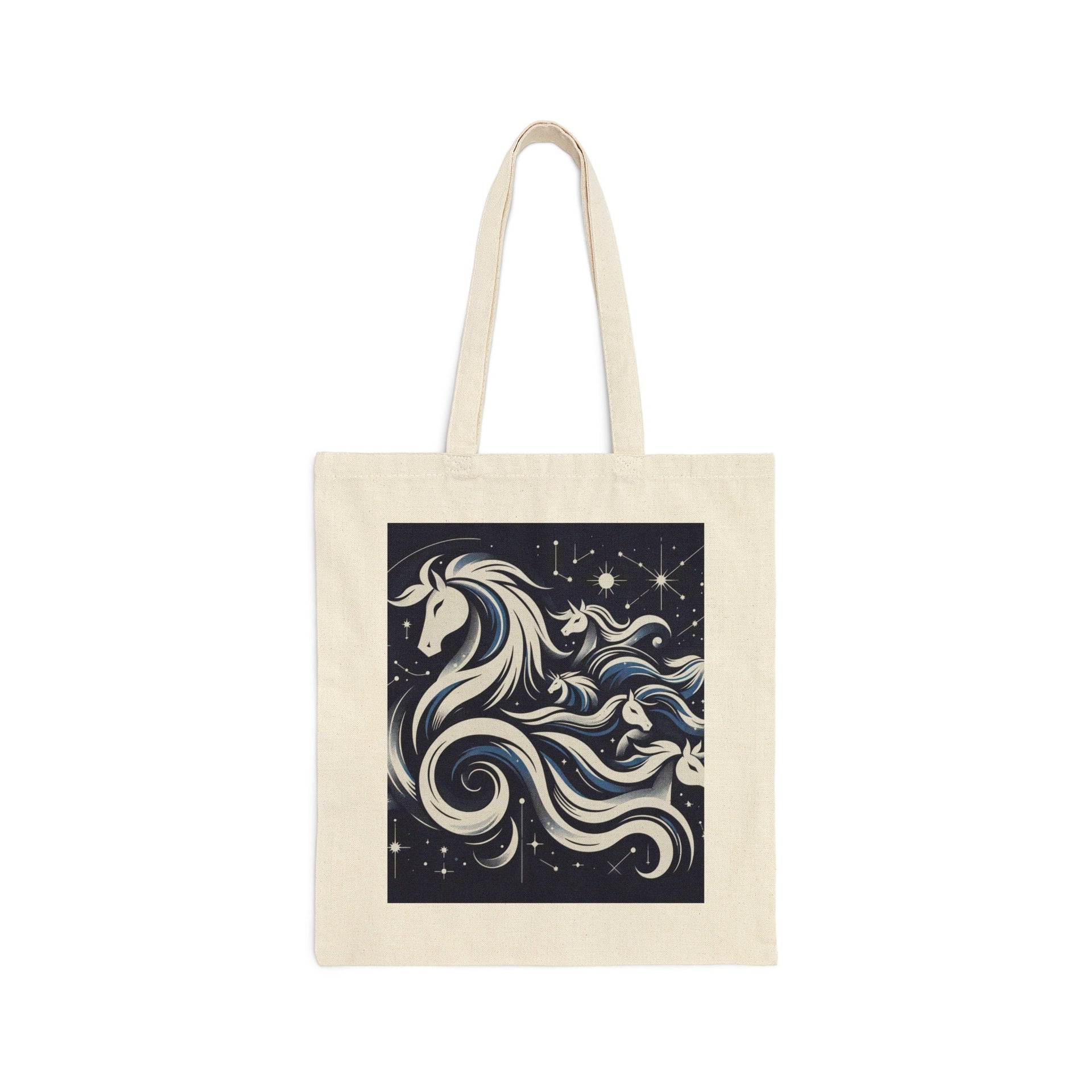Magical Starry Horses Tote Bag