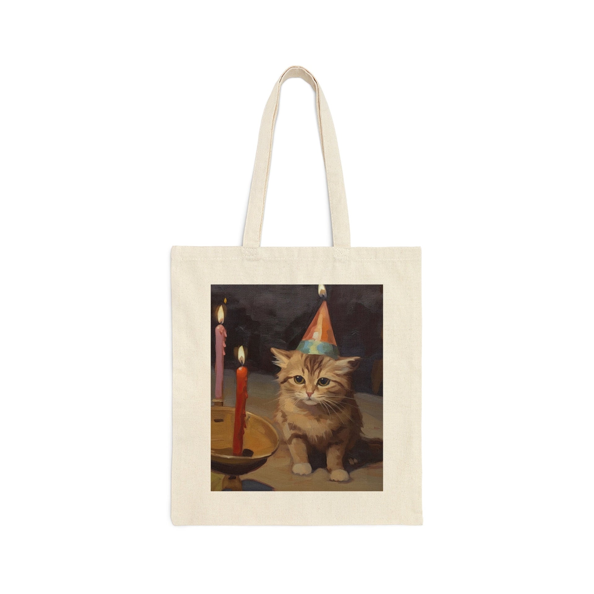 Sad Birthday Kitty Tote Bag