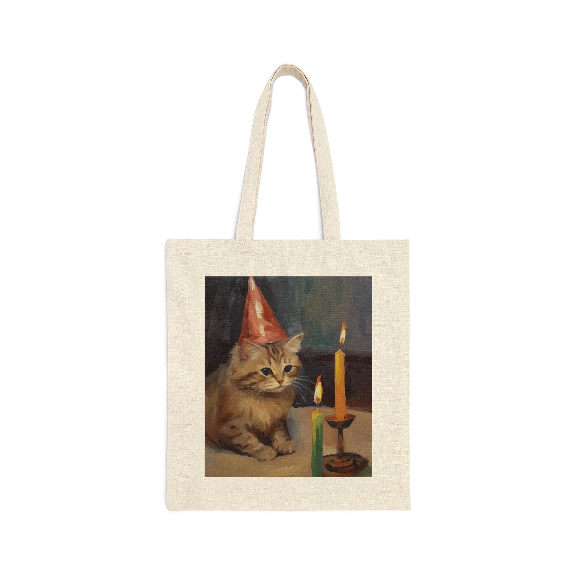 Sad Birthday Cat Tote Bag