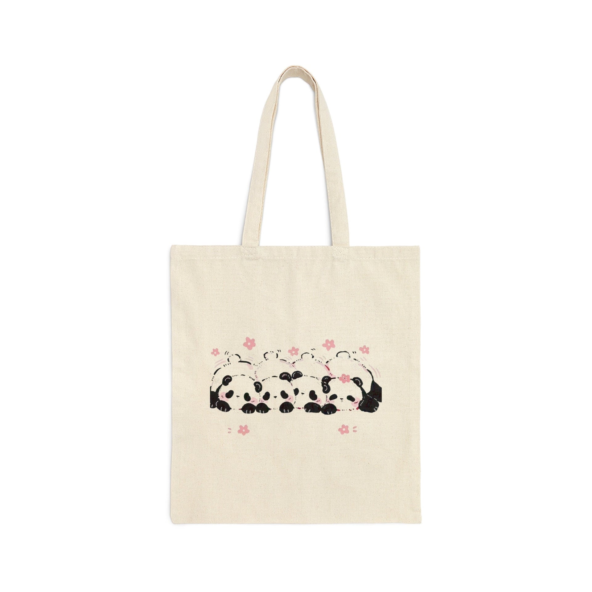 Four Adorable Pandas Tote Bag