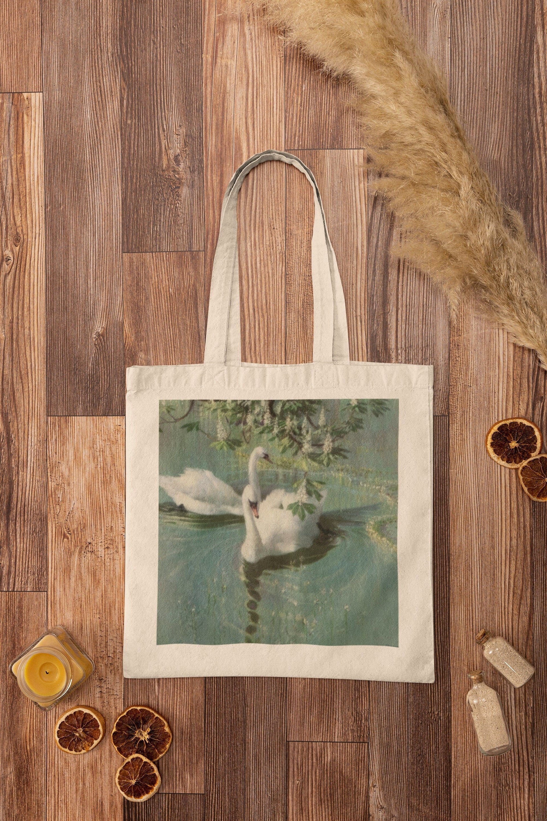 Swan Tote Bag