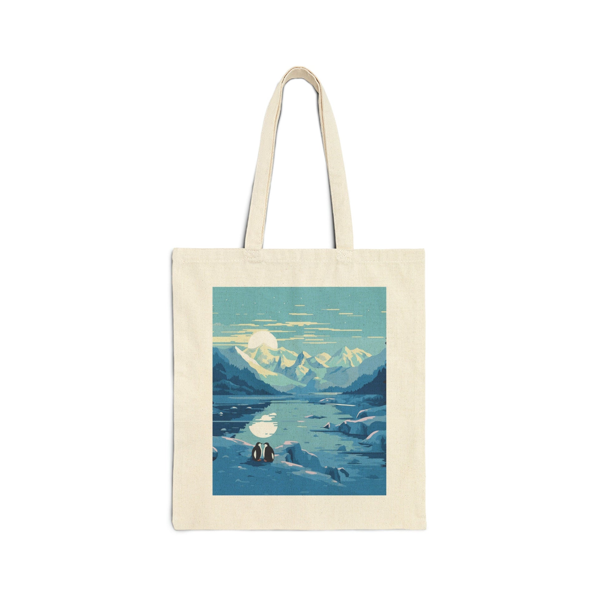 Penguins in Antarctica Tote Bag