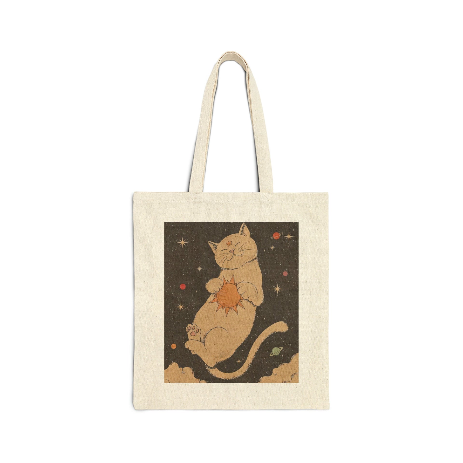 Galaxy Gato Tote Bag