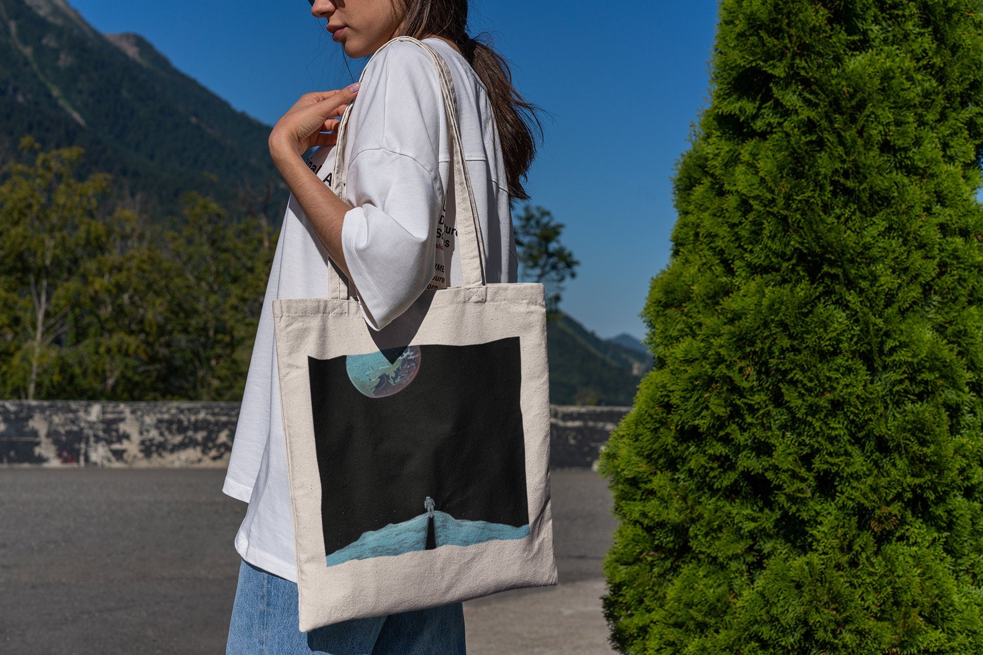 Alone in this World Tote Bag