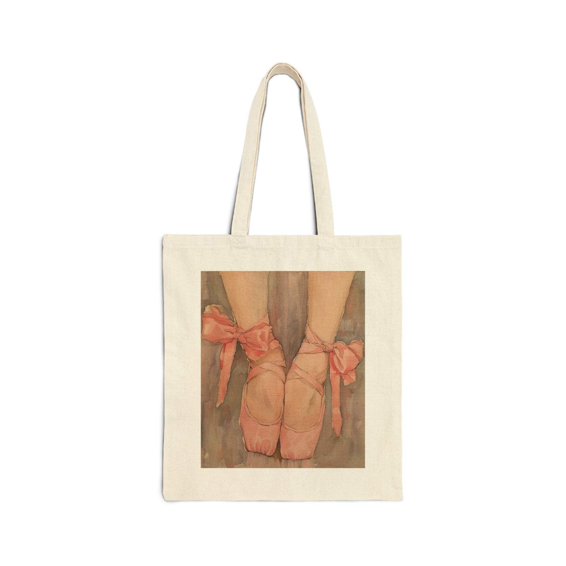 Pink Ballerina Shoes Tote Bag