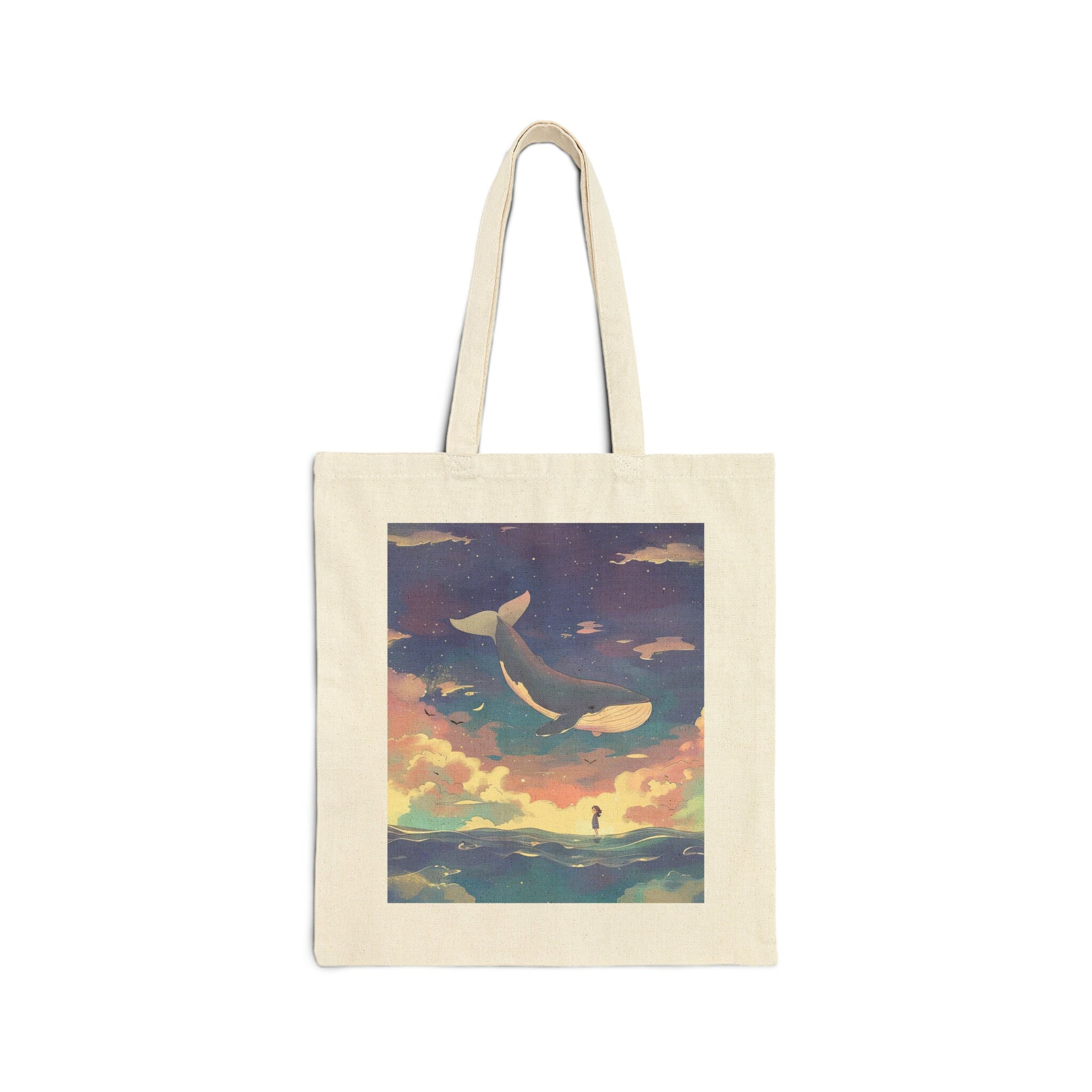Floating Dream Whale Tote Bag