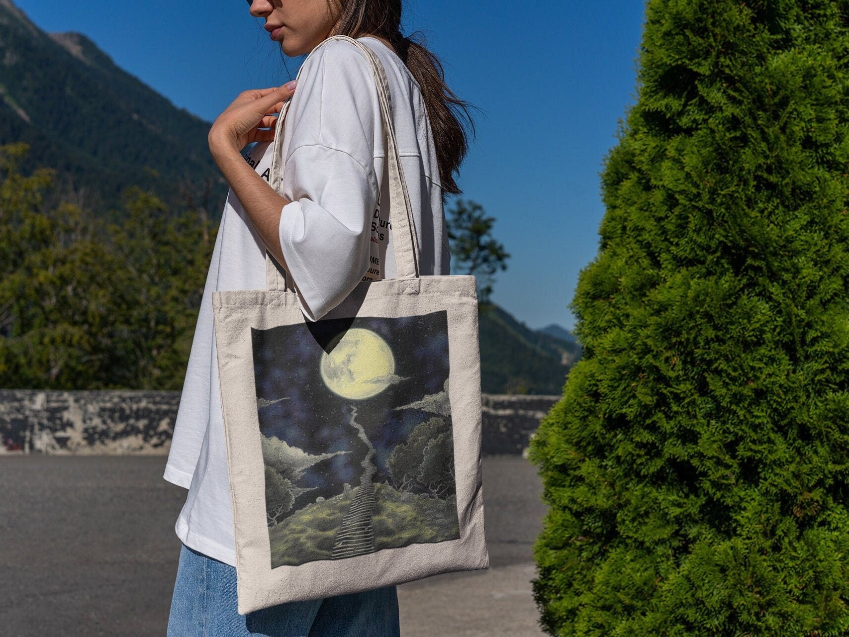 Stairway to the Moon Tote Bag