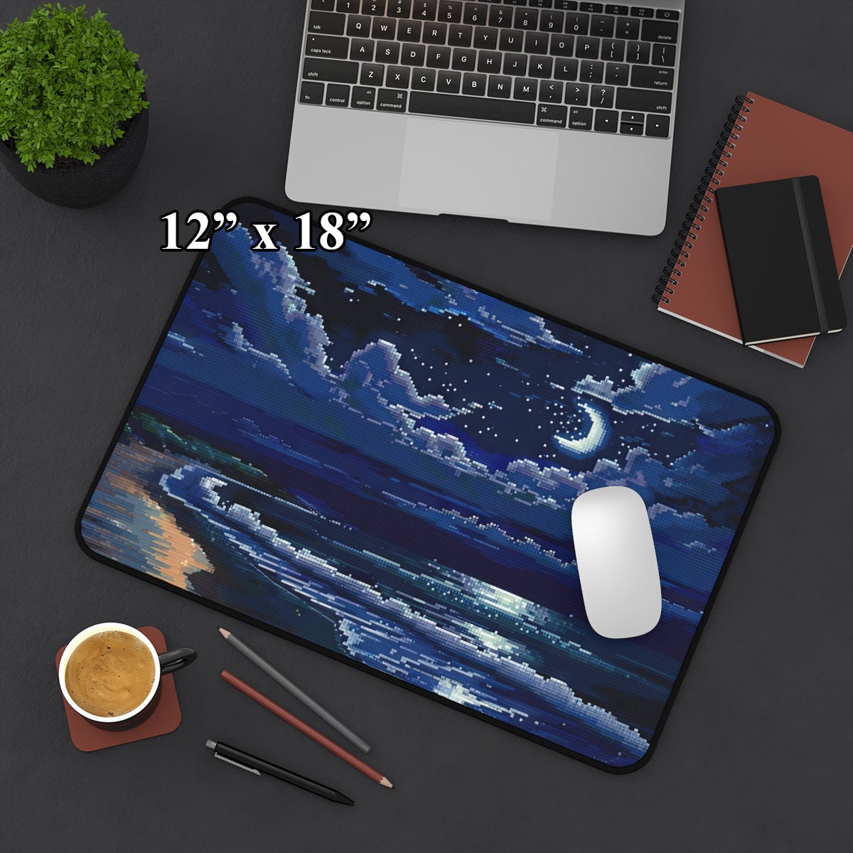 Costal Sea Retro Mouse Pad