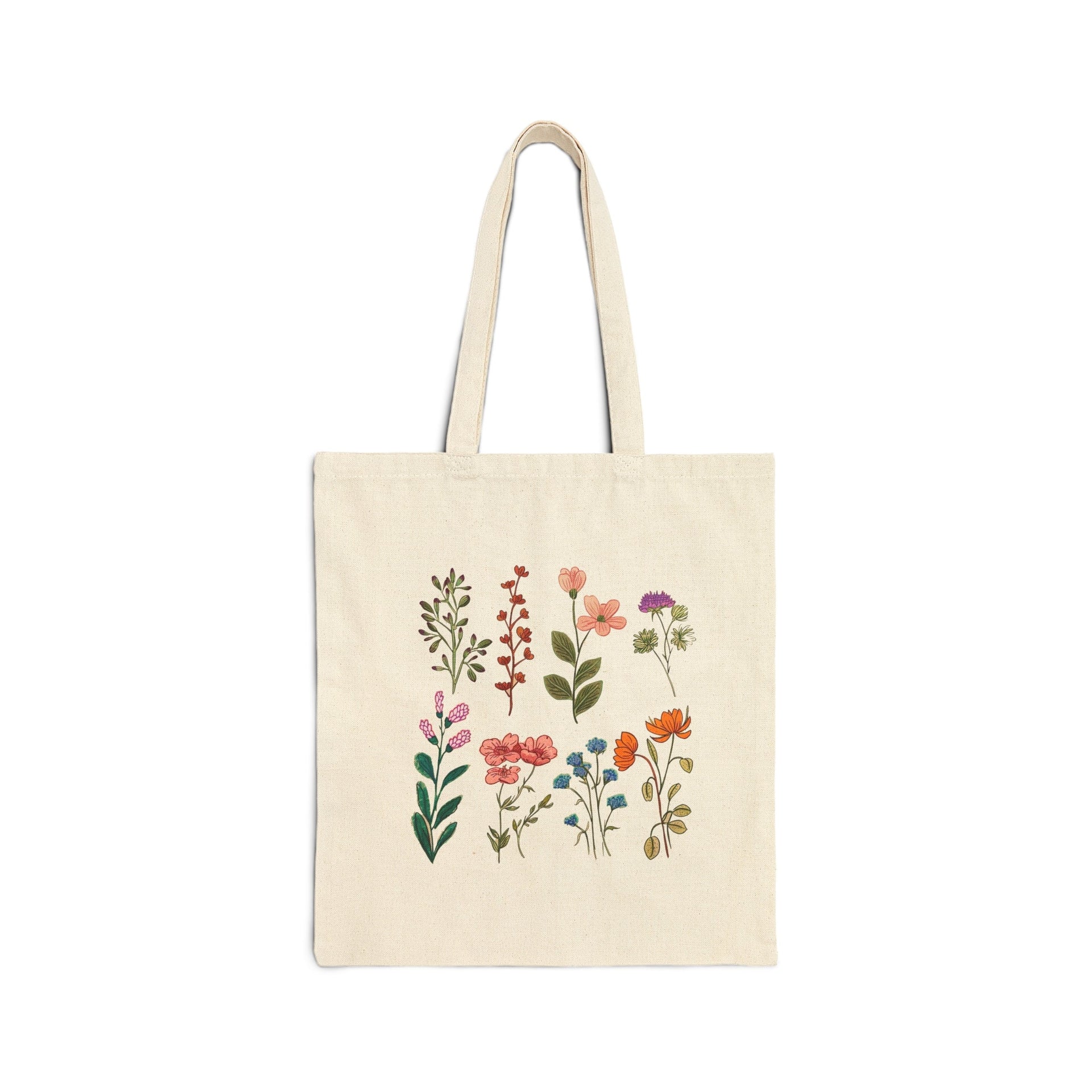 Colorful Assorted Flowers Tote Bag