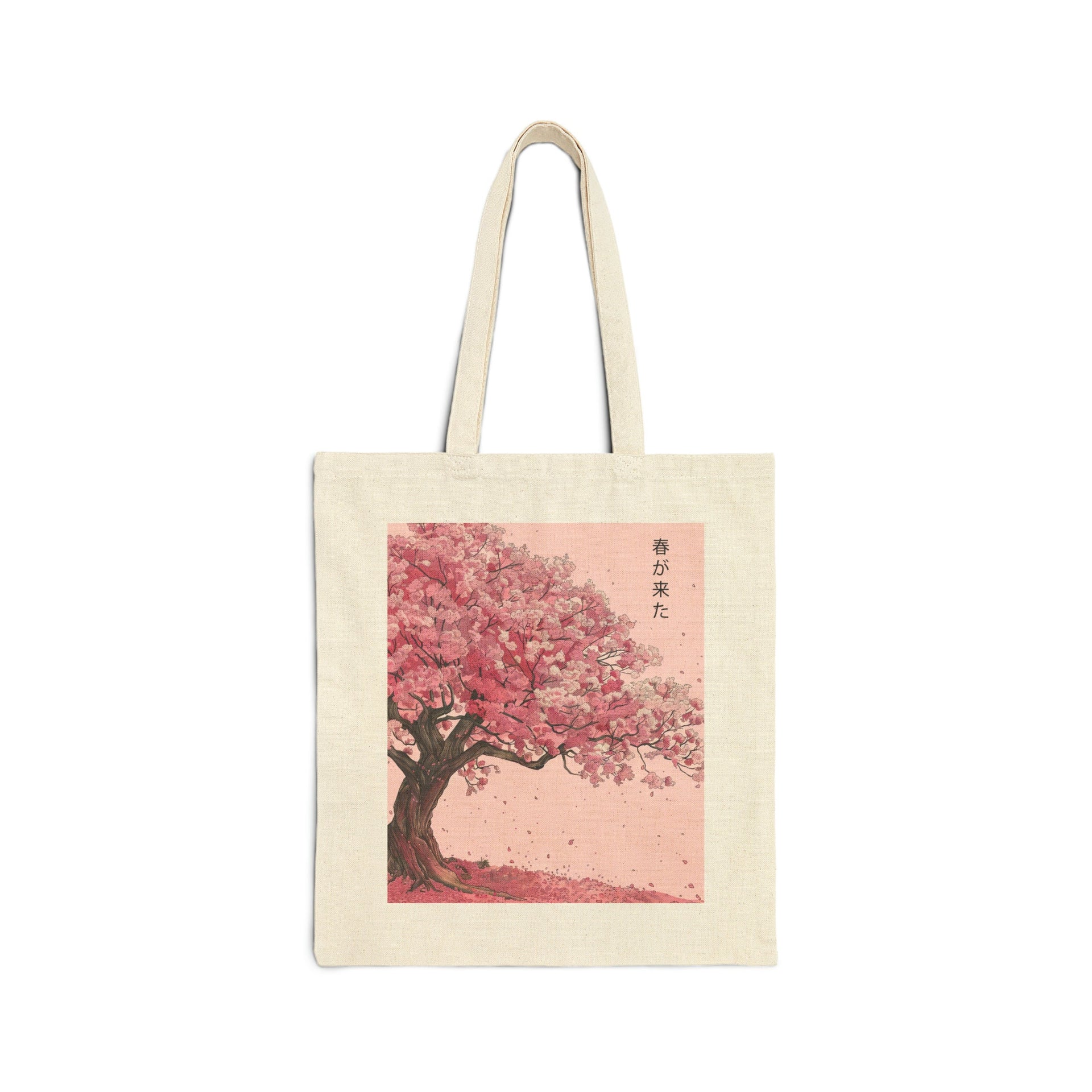 Pink Cherry Blossom Tree Tote Bag