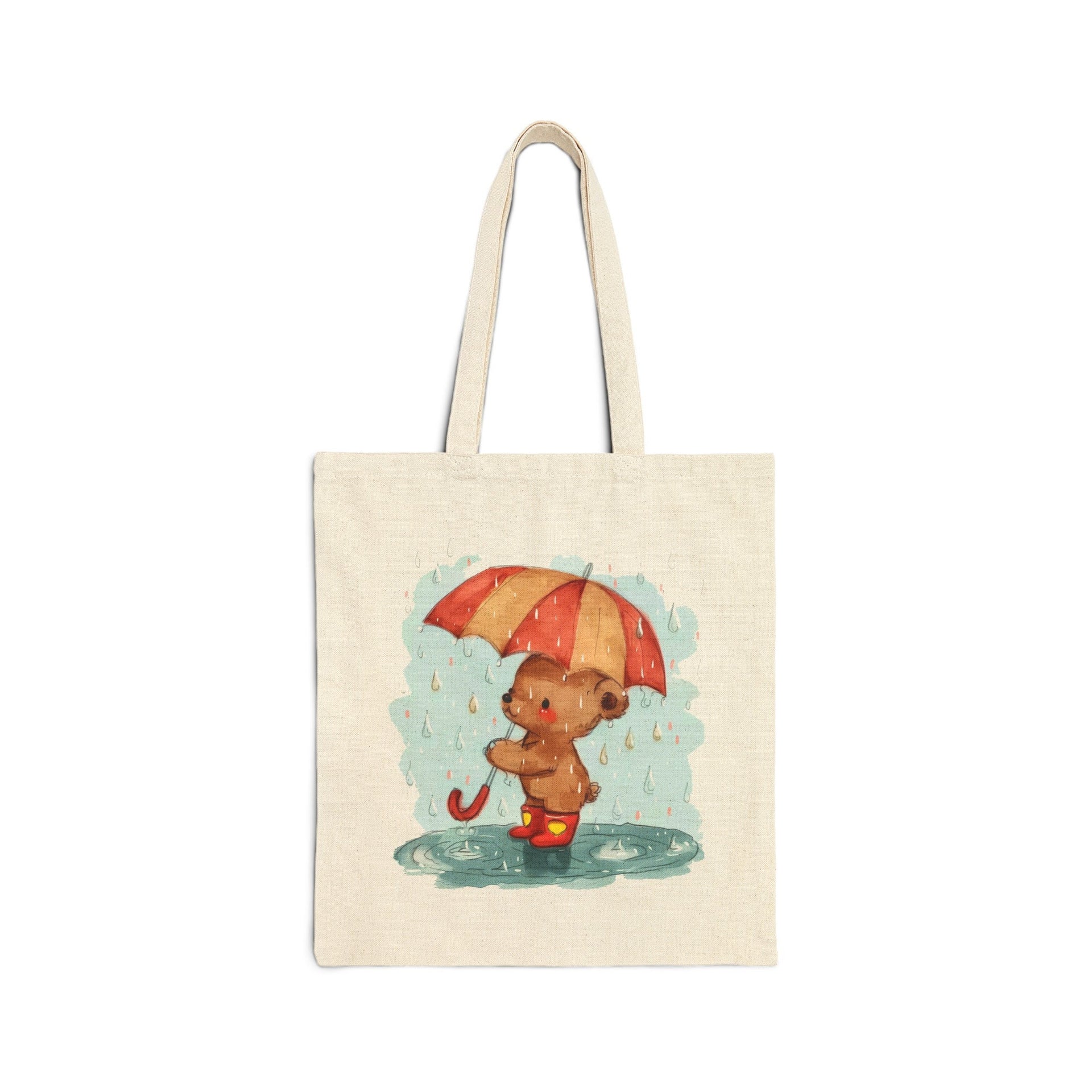 Rainy Bear Tote Bag