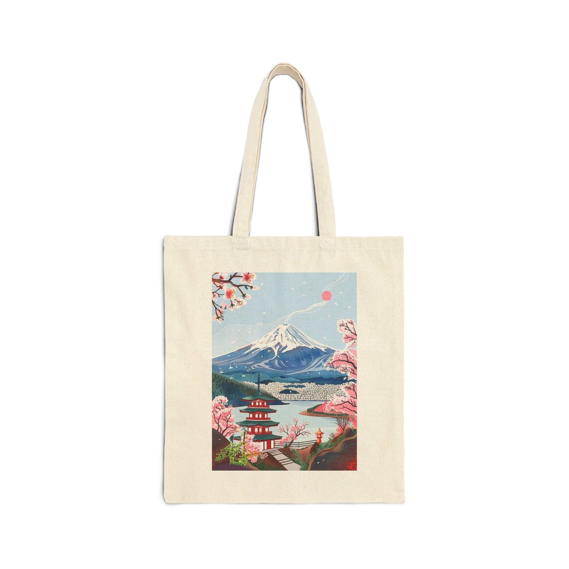Cozy Mount Fuji Japan Tote Bag