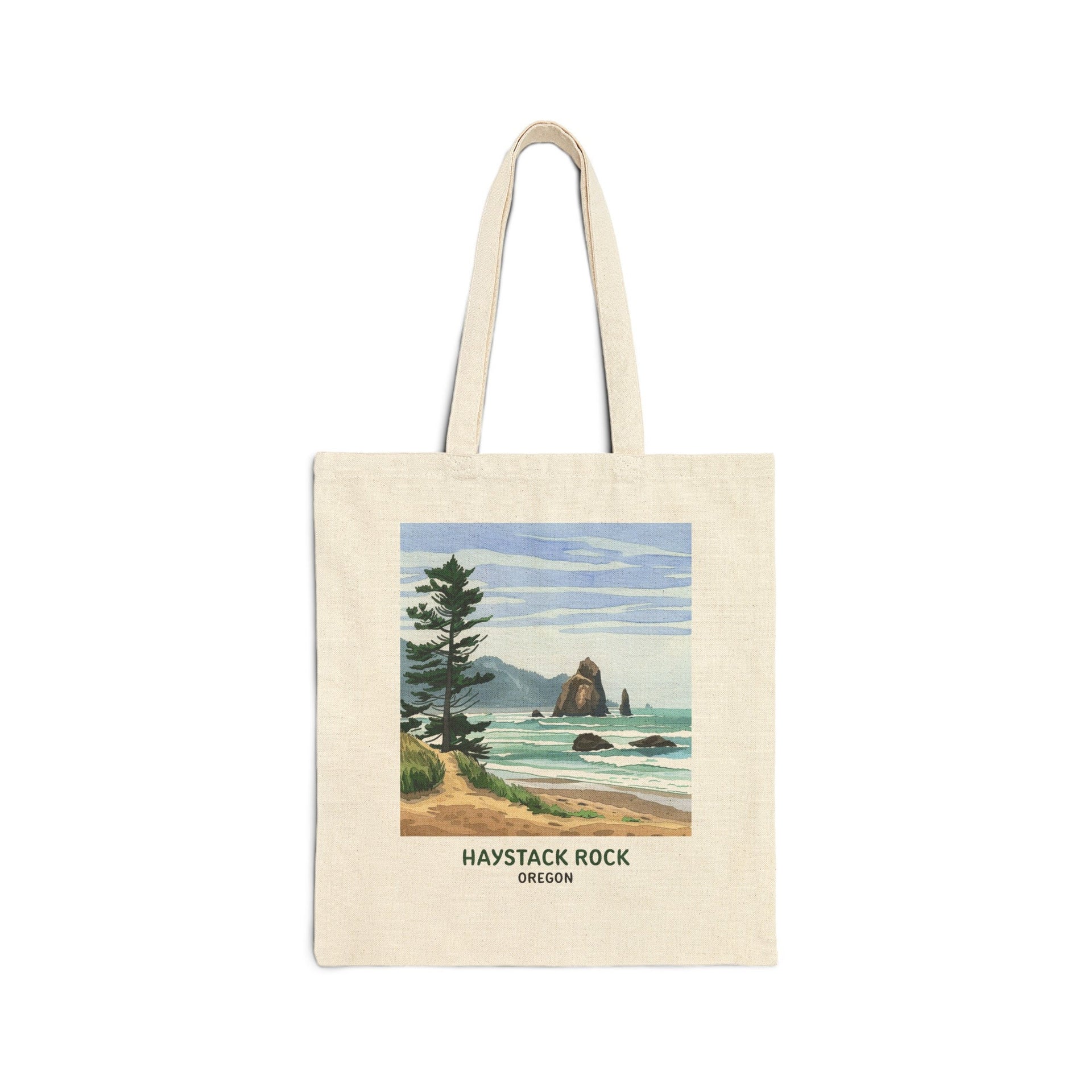 Haystack Rock Oregon Tote Bag