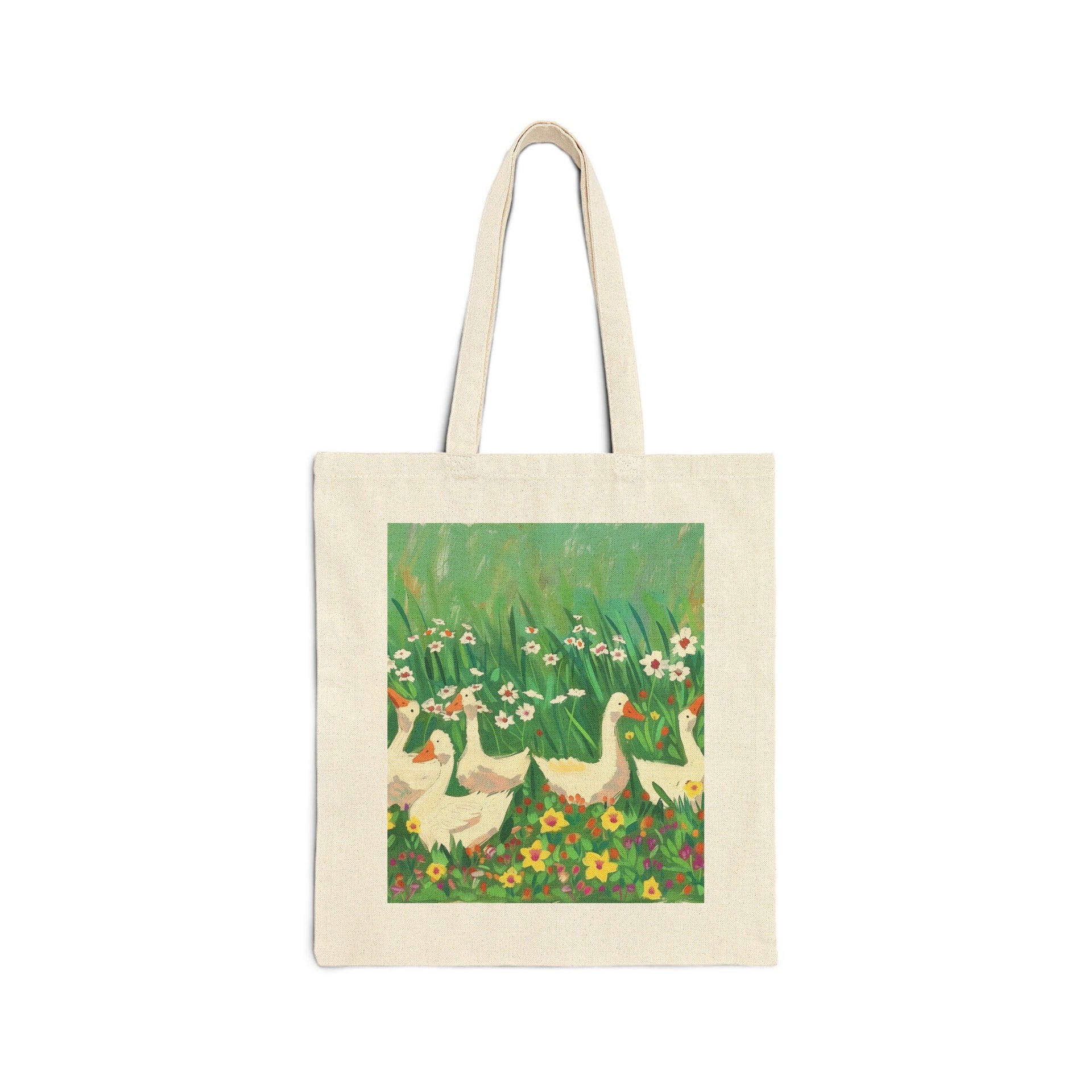 Springtime Ducks Tote Bag