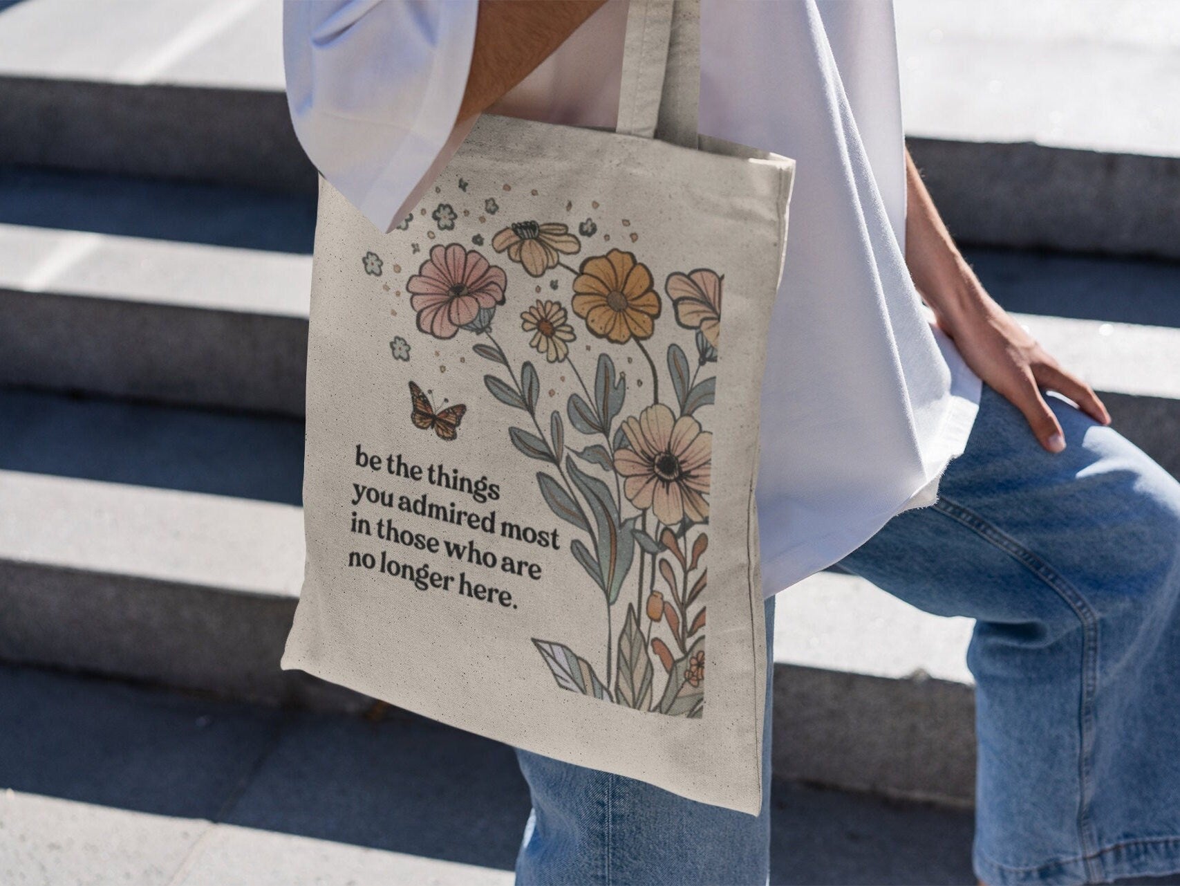 Flower Memory Tote Bag