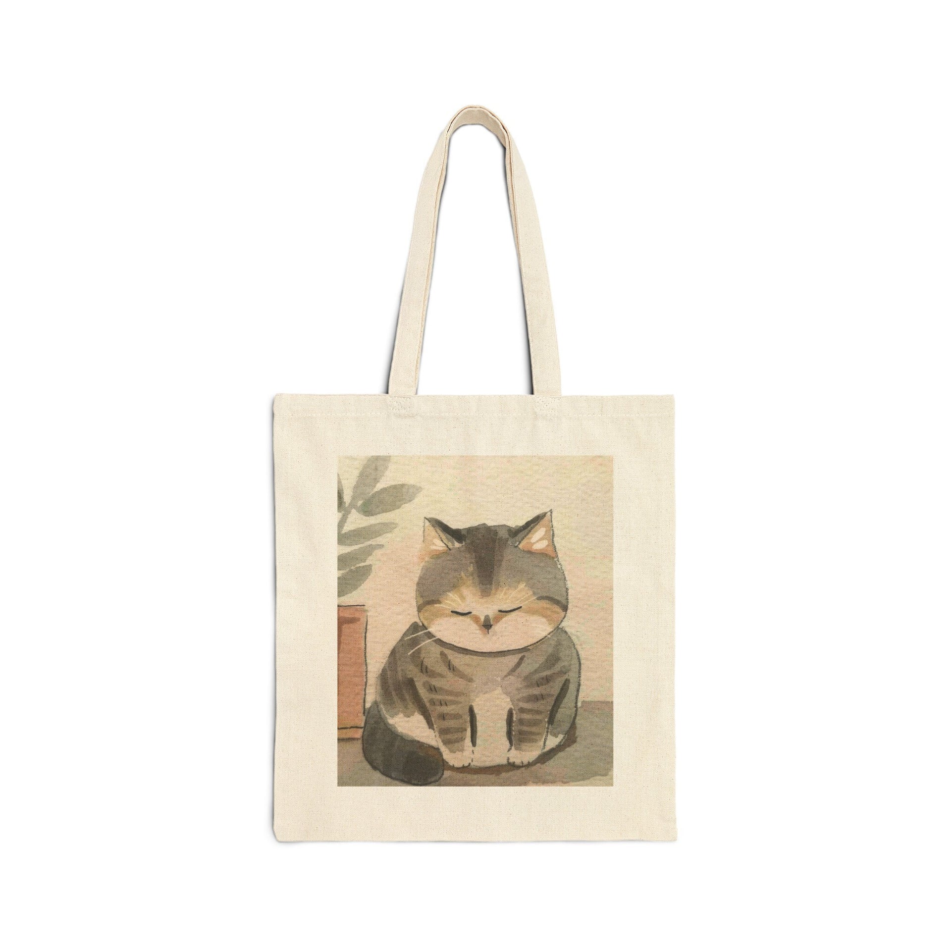 Cute Chunky Cat Tote Bag