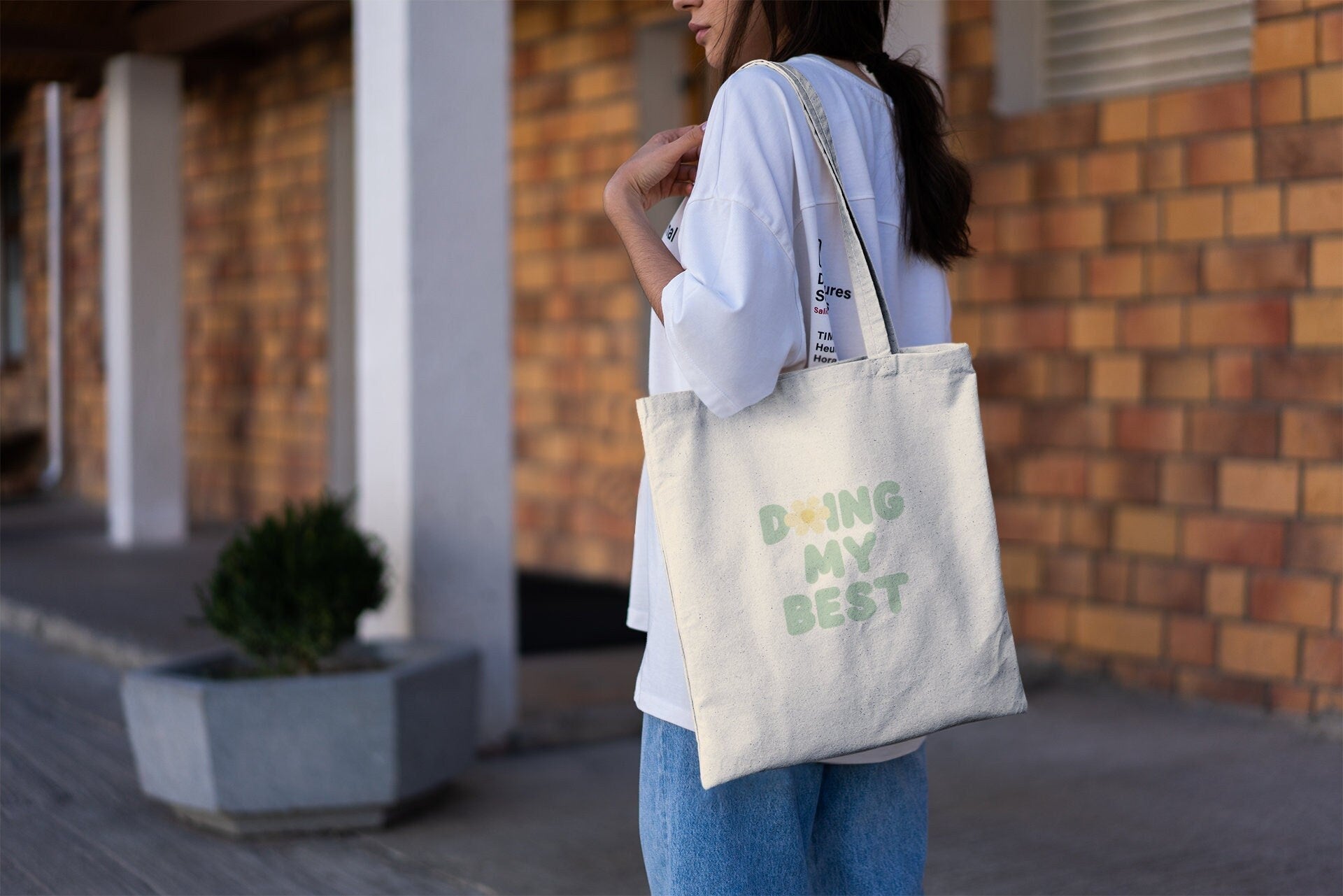Doing My Best Tote Bag