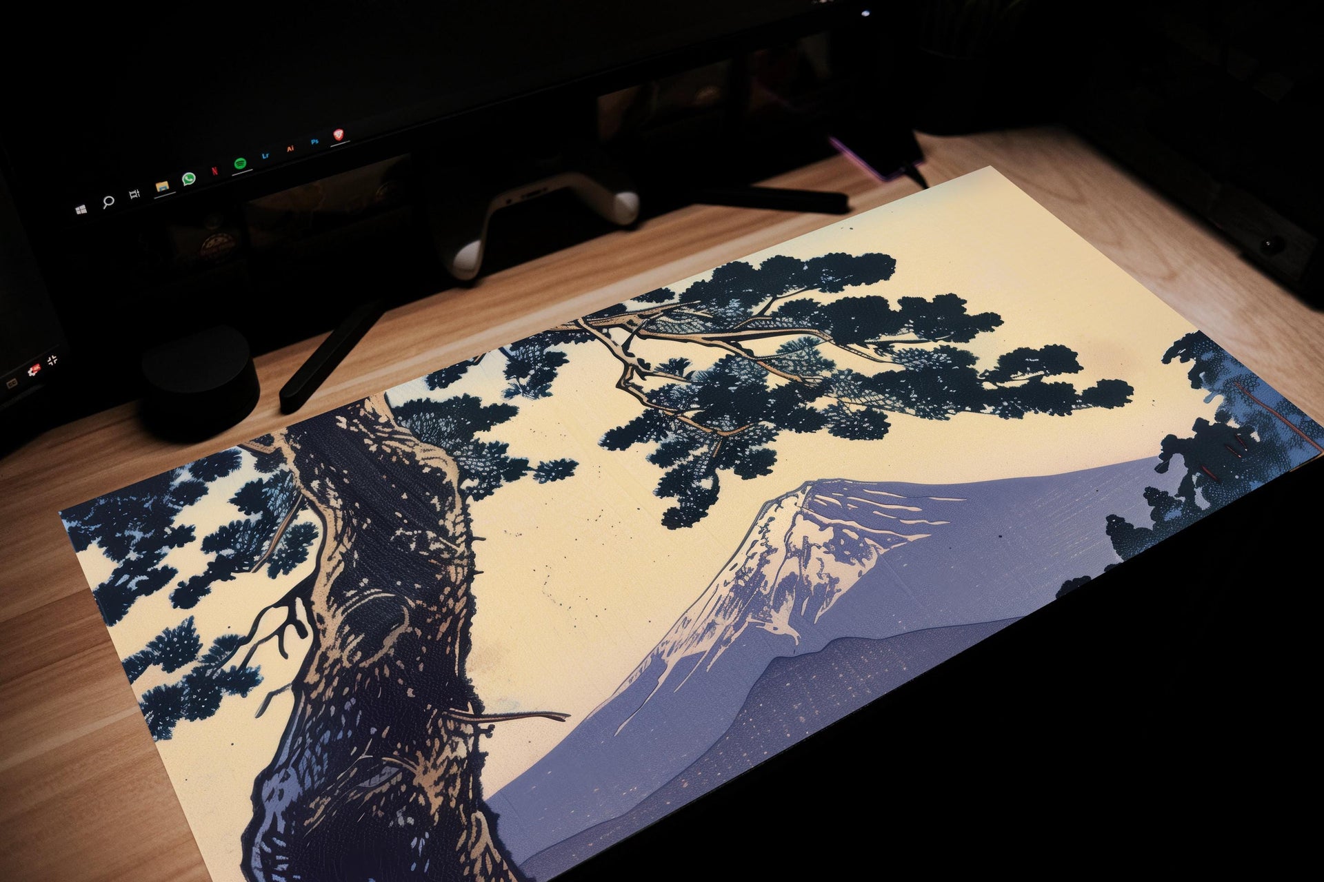 Distant Mount Fuji Mouse Pad