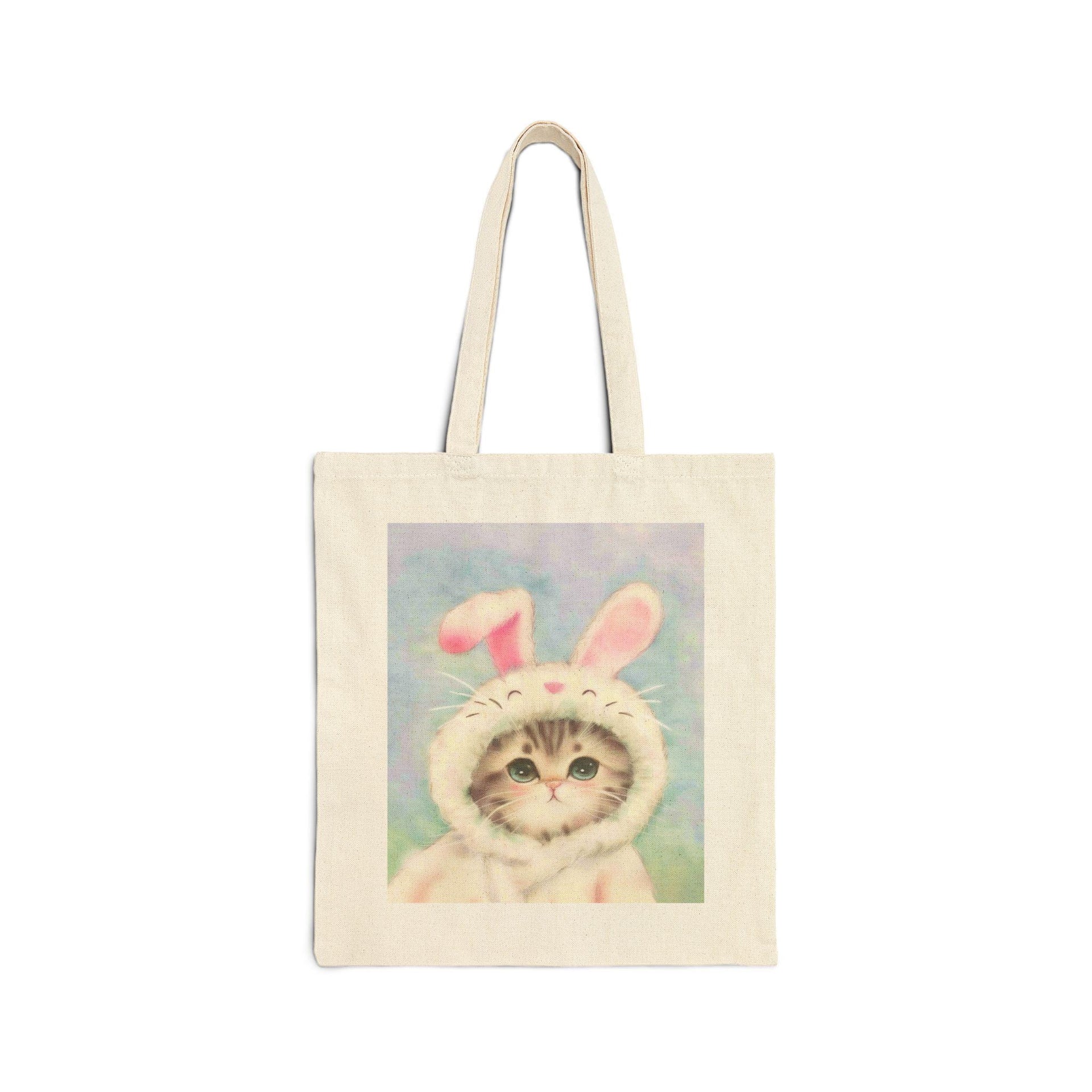 Bunny Kitty Tote Bag