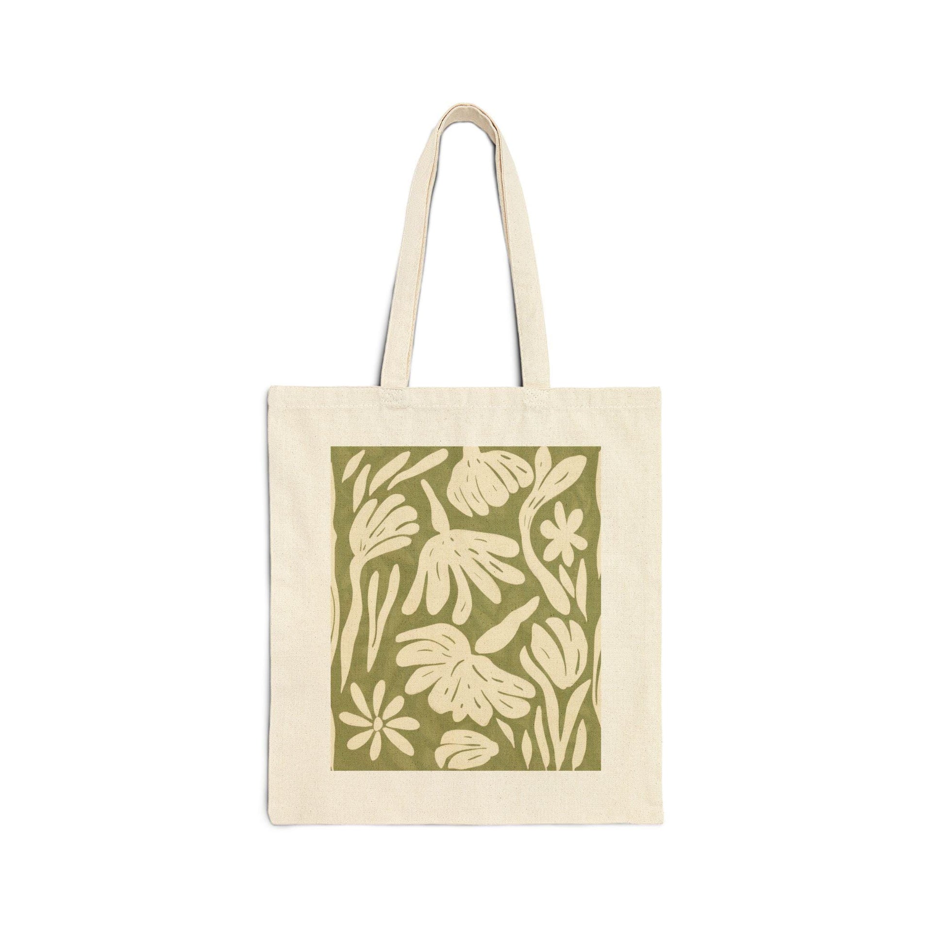 Boho Floral Tote Bag