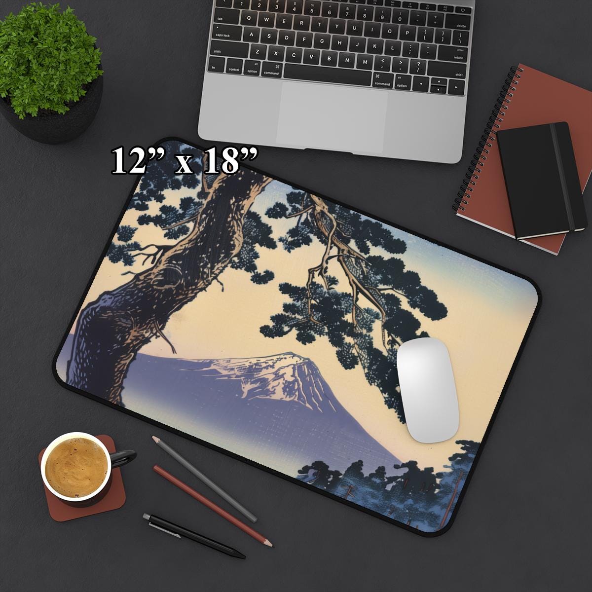 Distant Mount Fuji Mouse Pad
