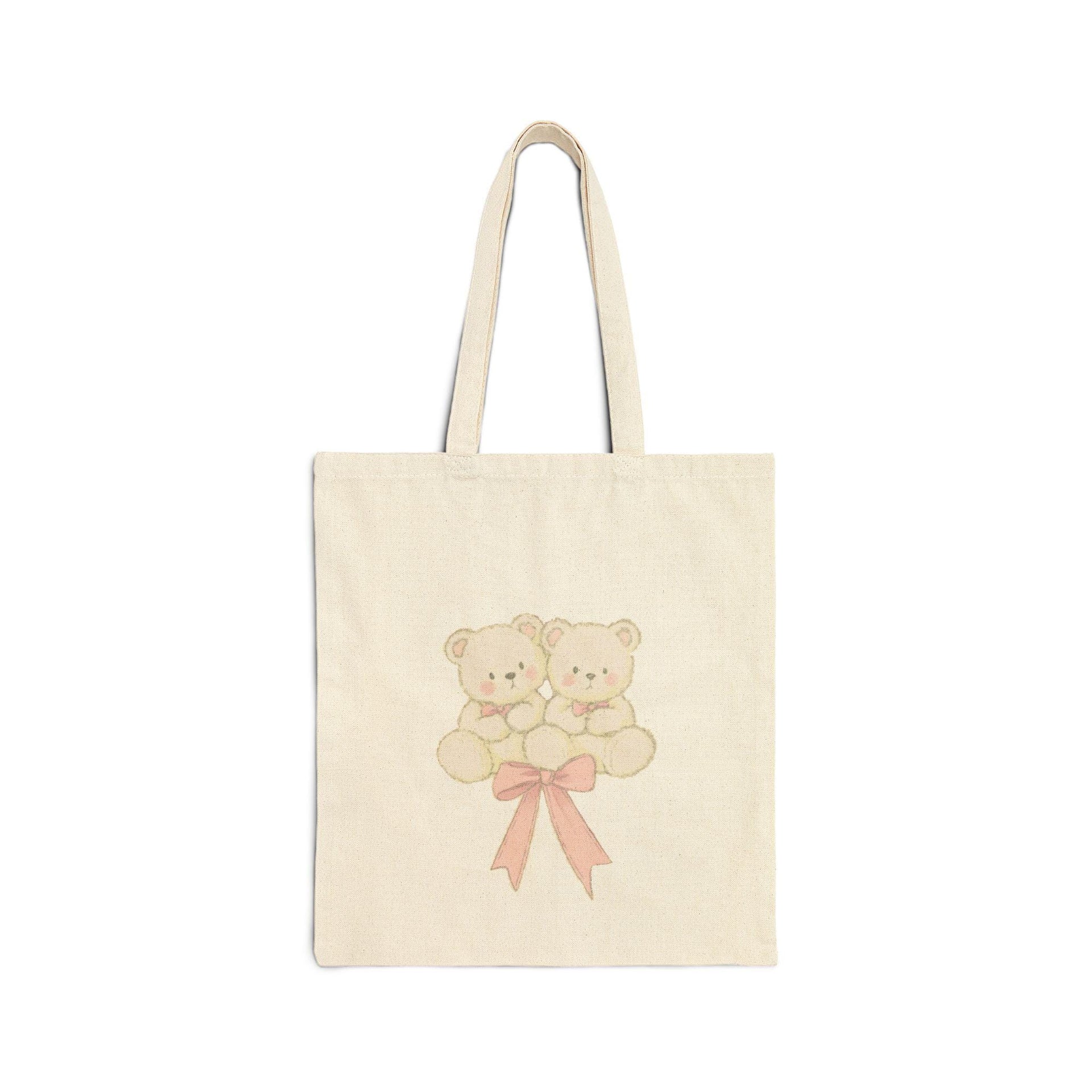 Twin Teddy Bears Tote Bag