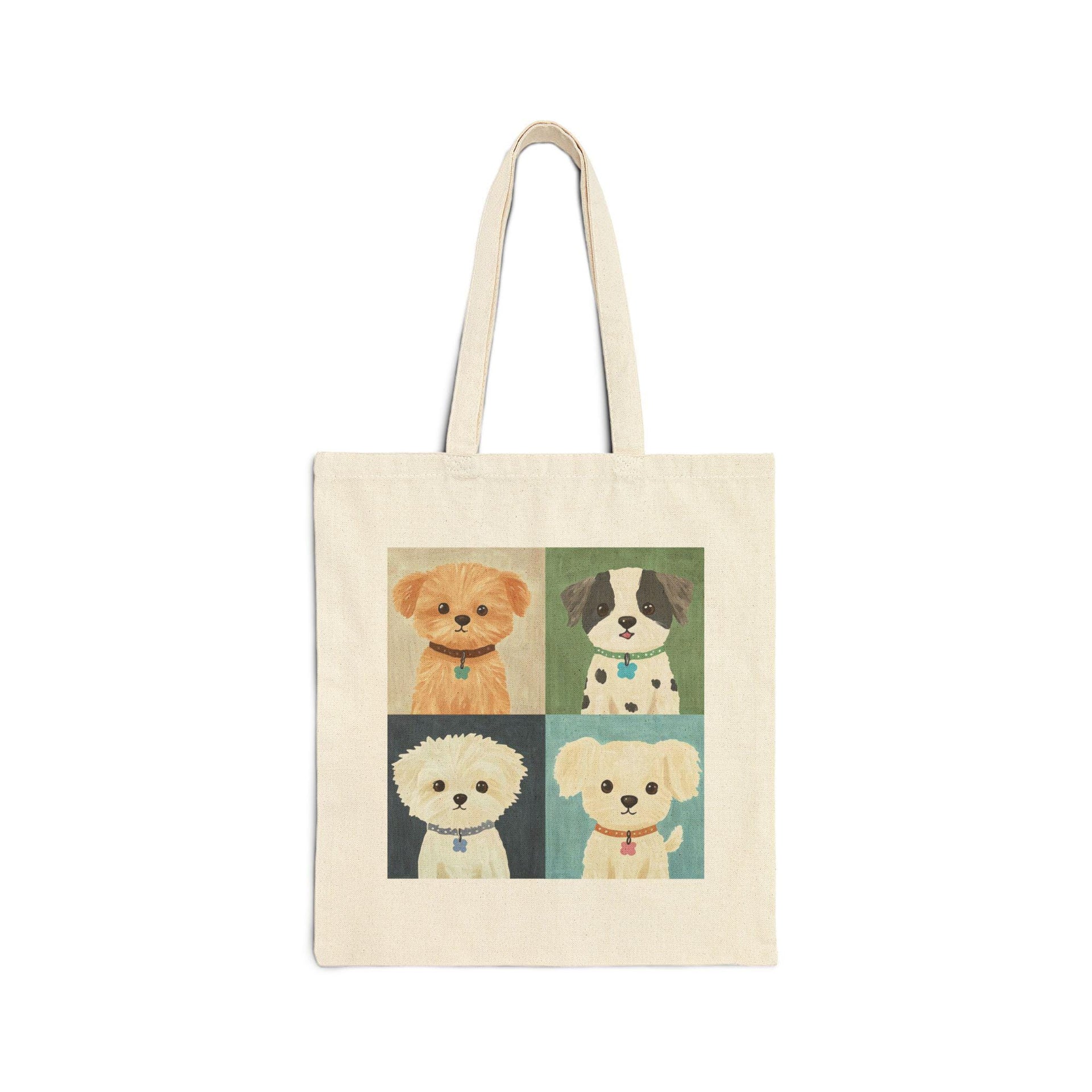 Doggy Portraits Tote Bag