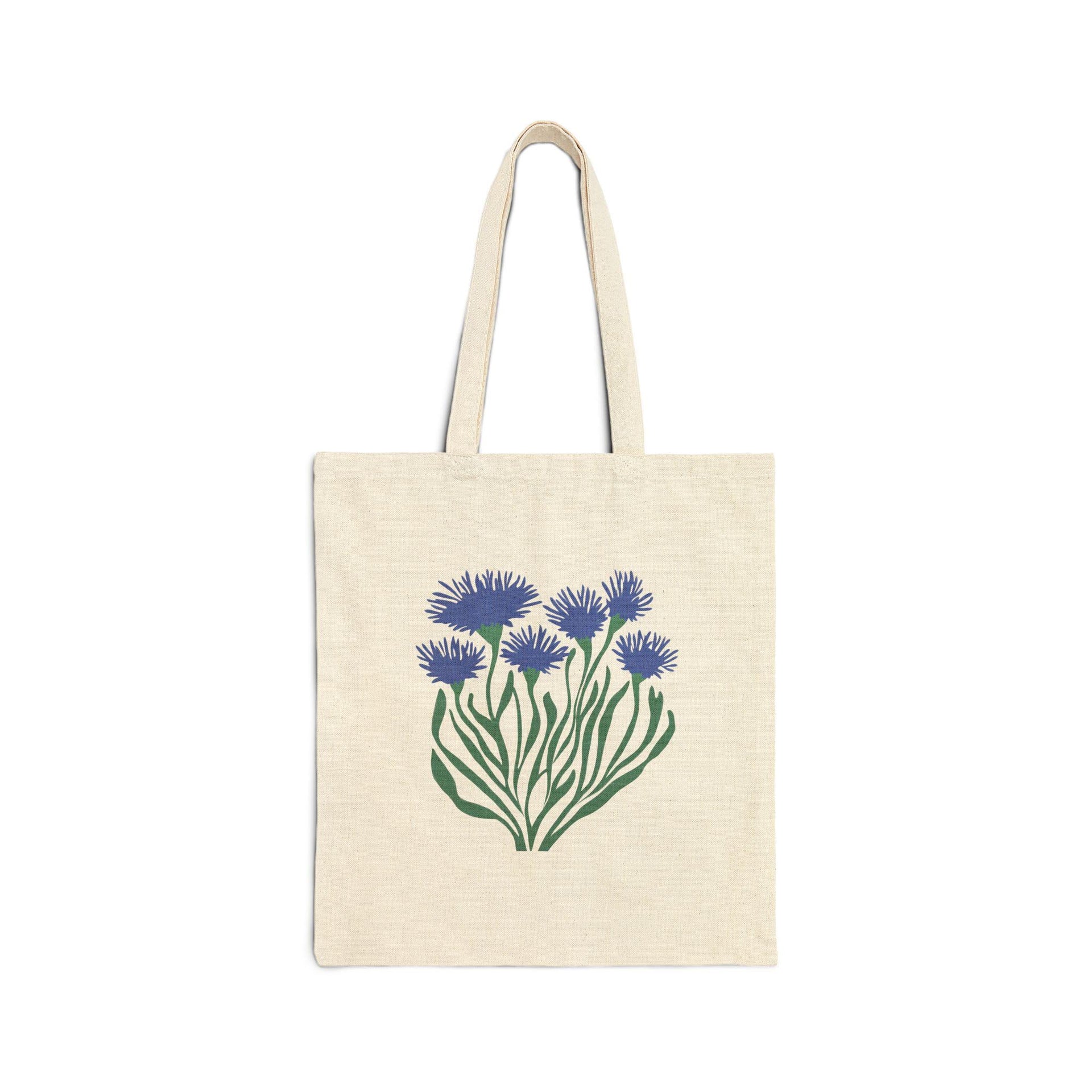 Blue Flower Tote Bag