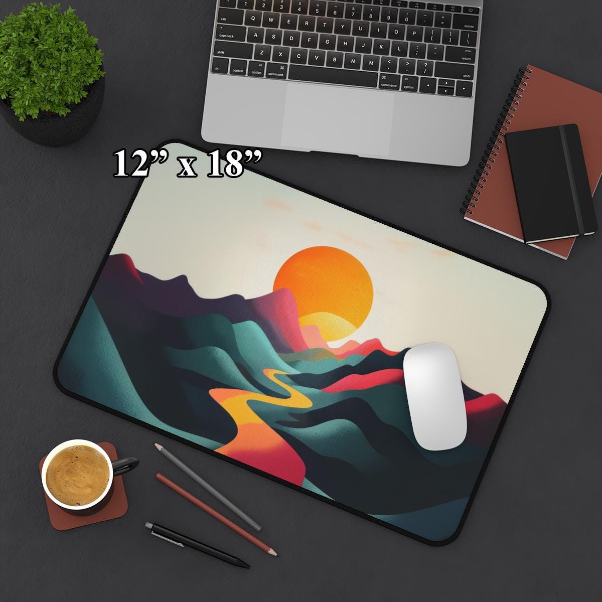 Sun Rising Over the Mountain Mouse Pad