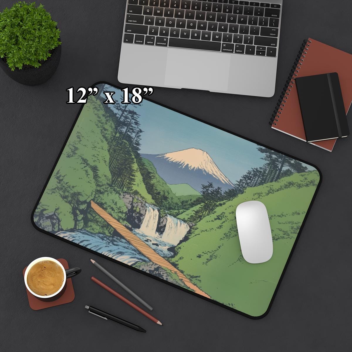 Japanese Art Mt. Fuji Mouse Pad