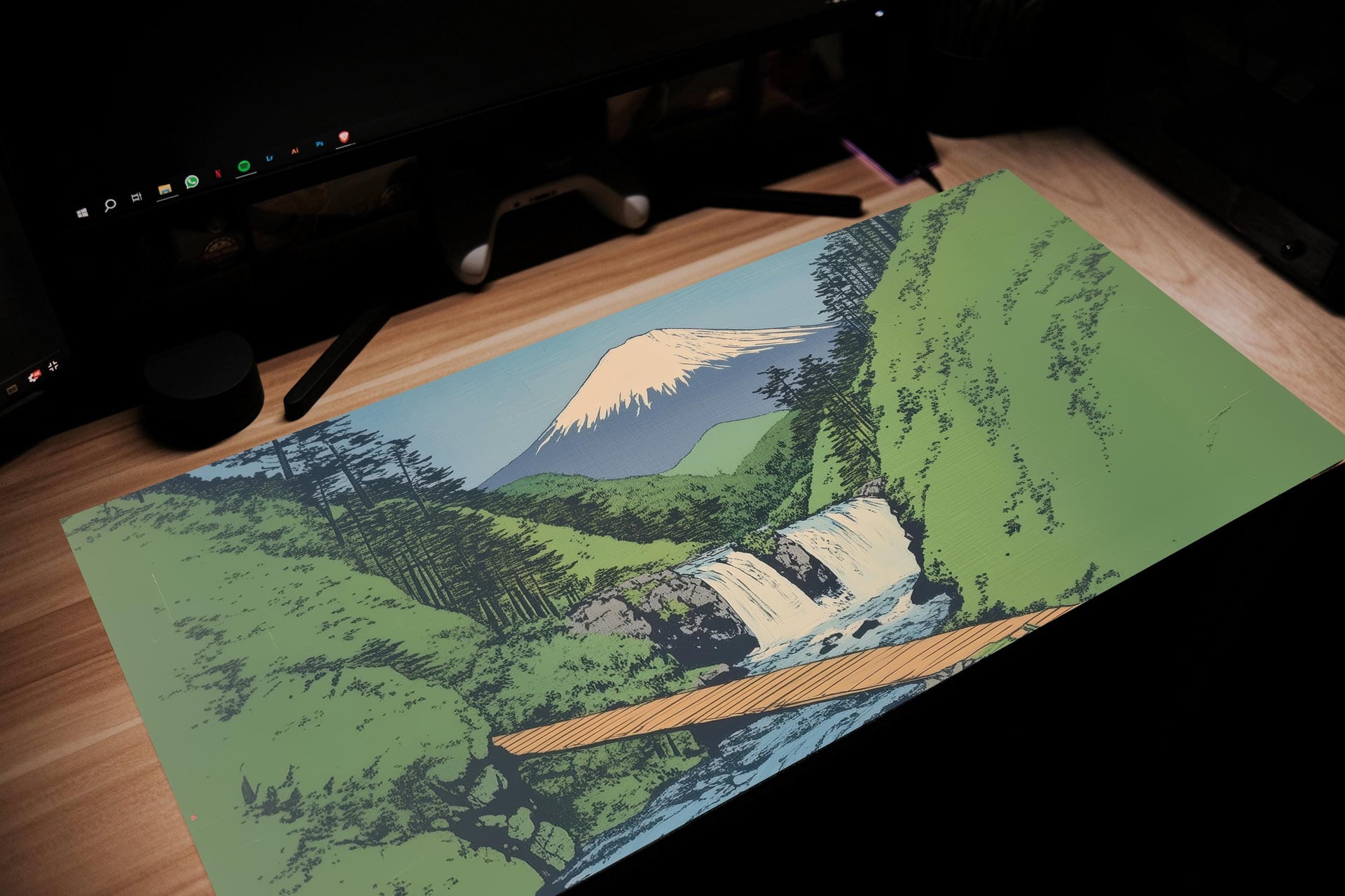 Japanese Art Mt. Fuji Mouse Pad
