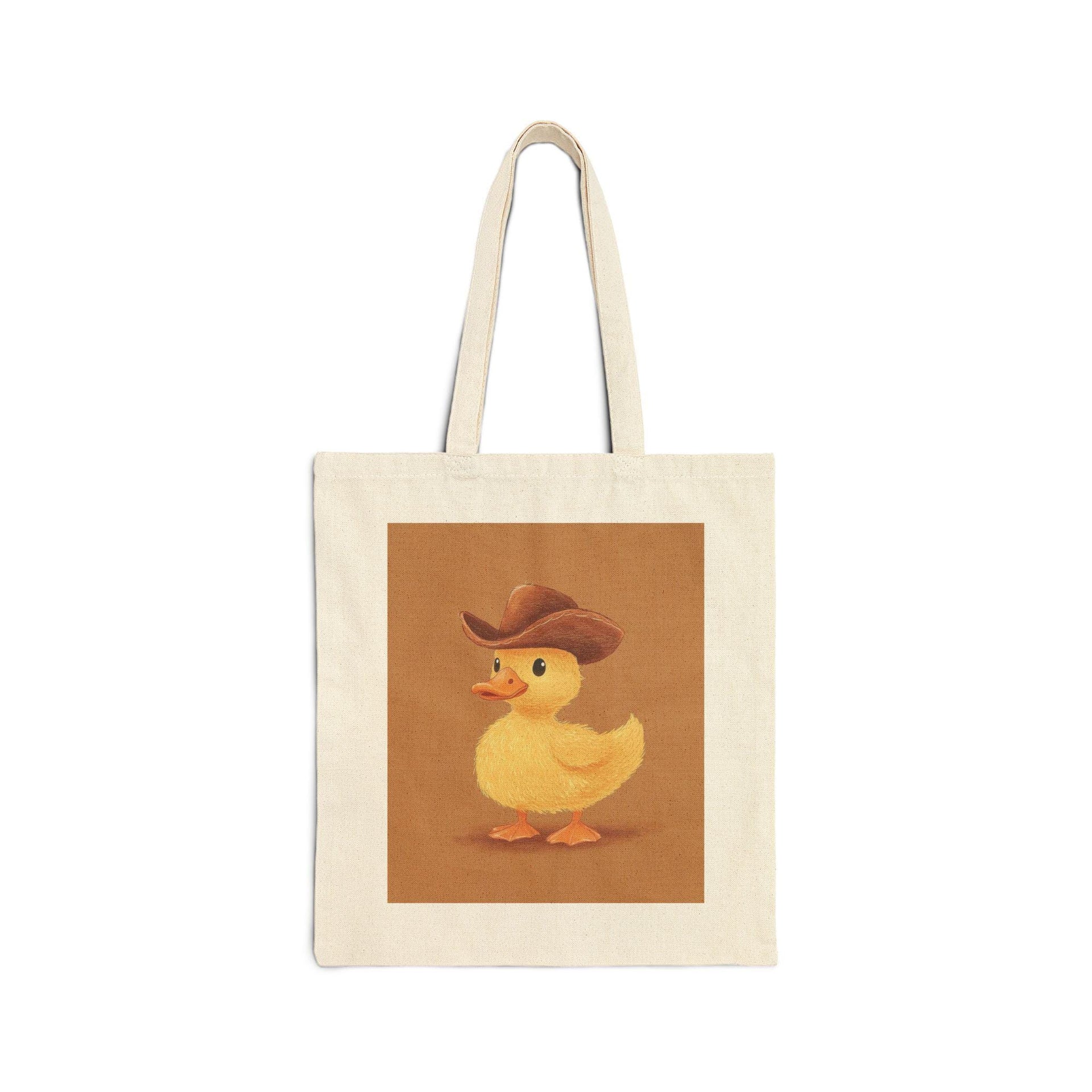 Brown Duck Tote Bag