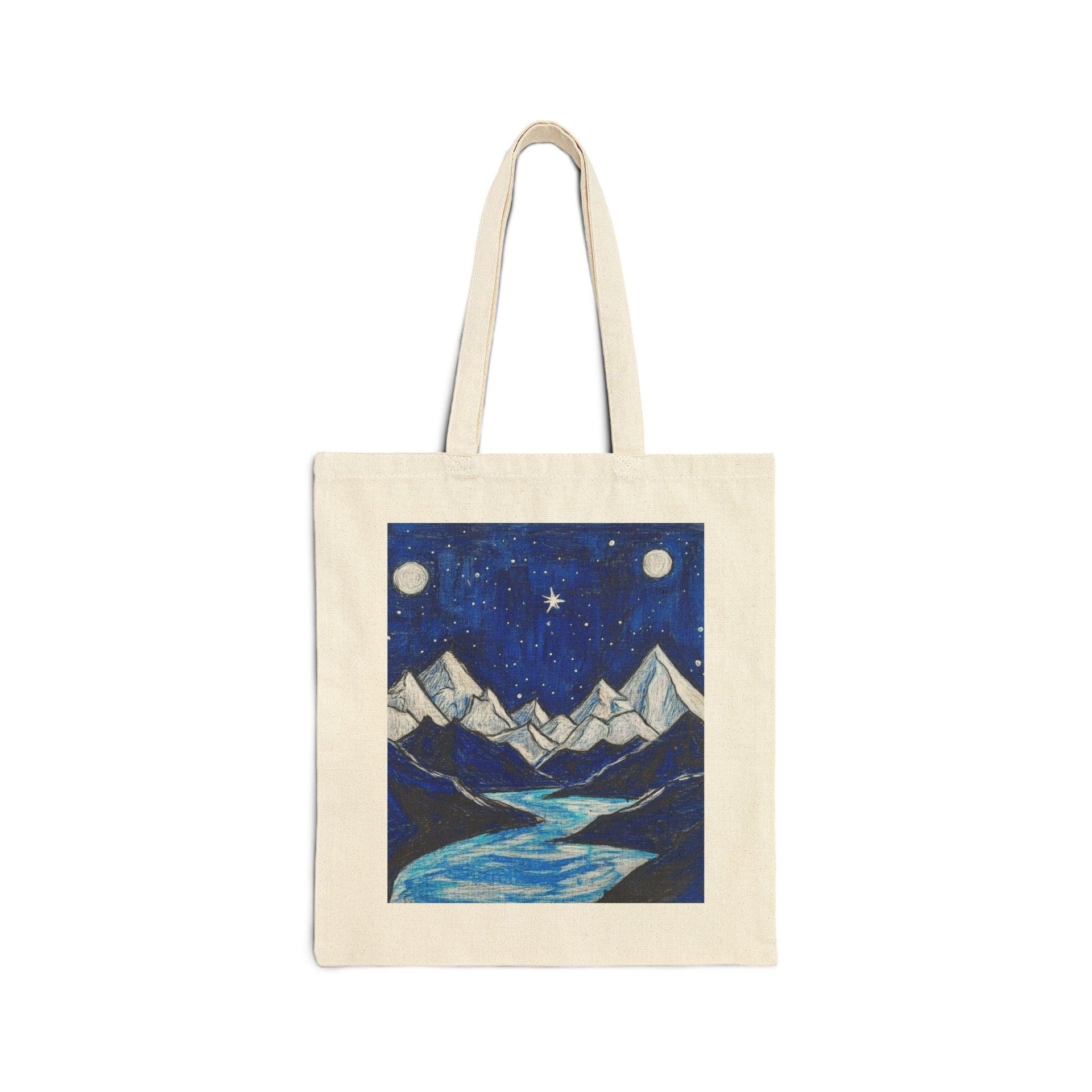 Mt. Everest Midnight Tote Bag