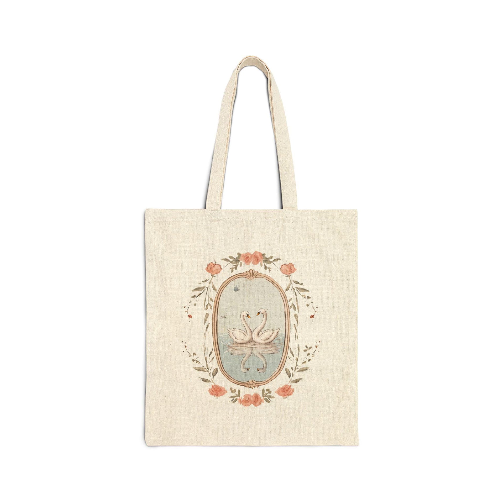 Coquette Swan Tote Bag