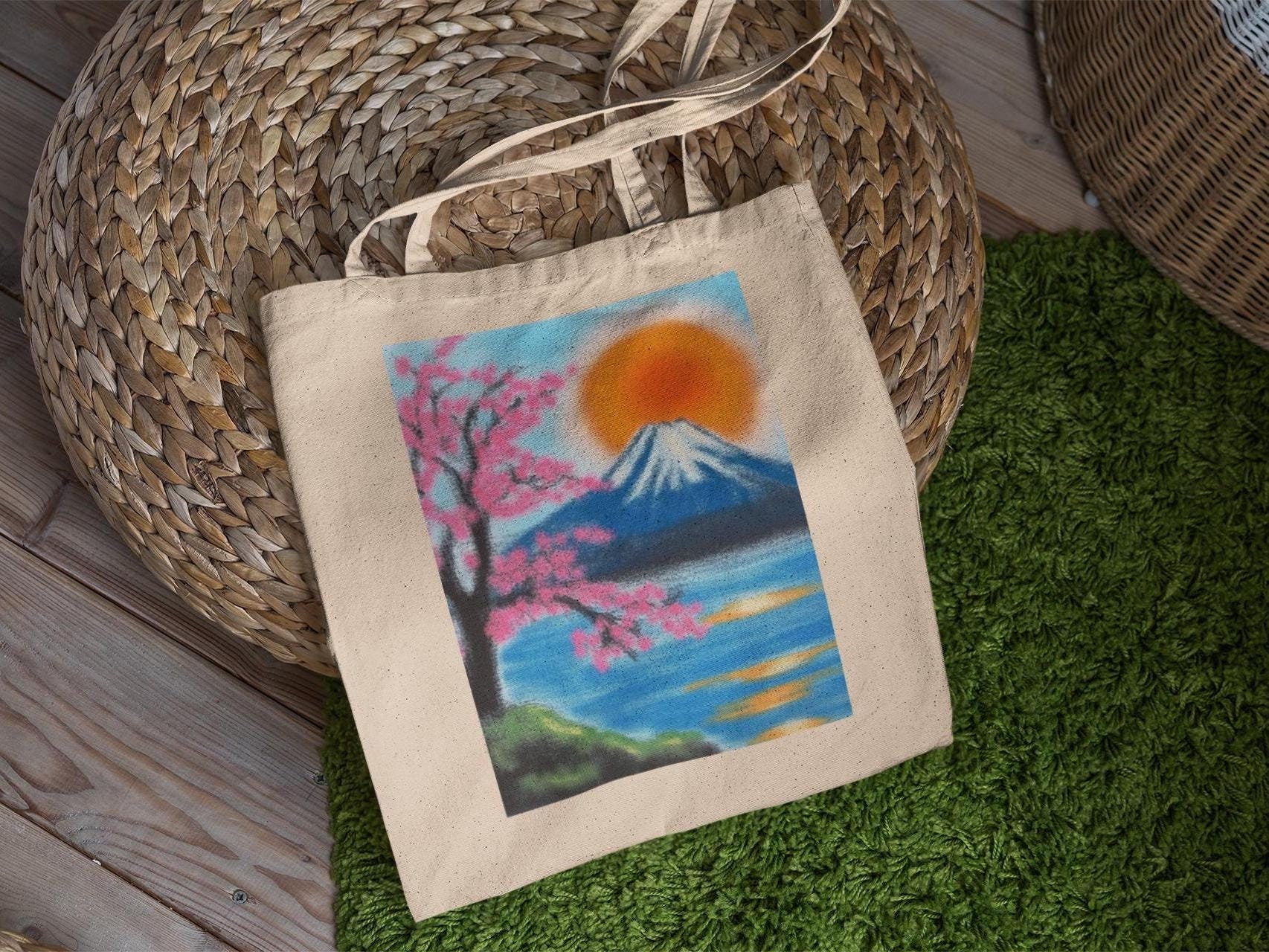 Cherry Blossoms Mt Fuji Tote Bag