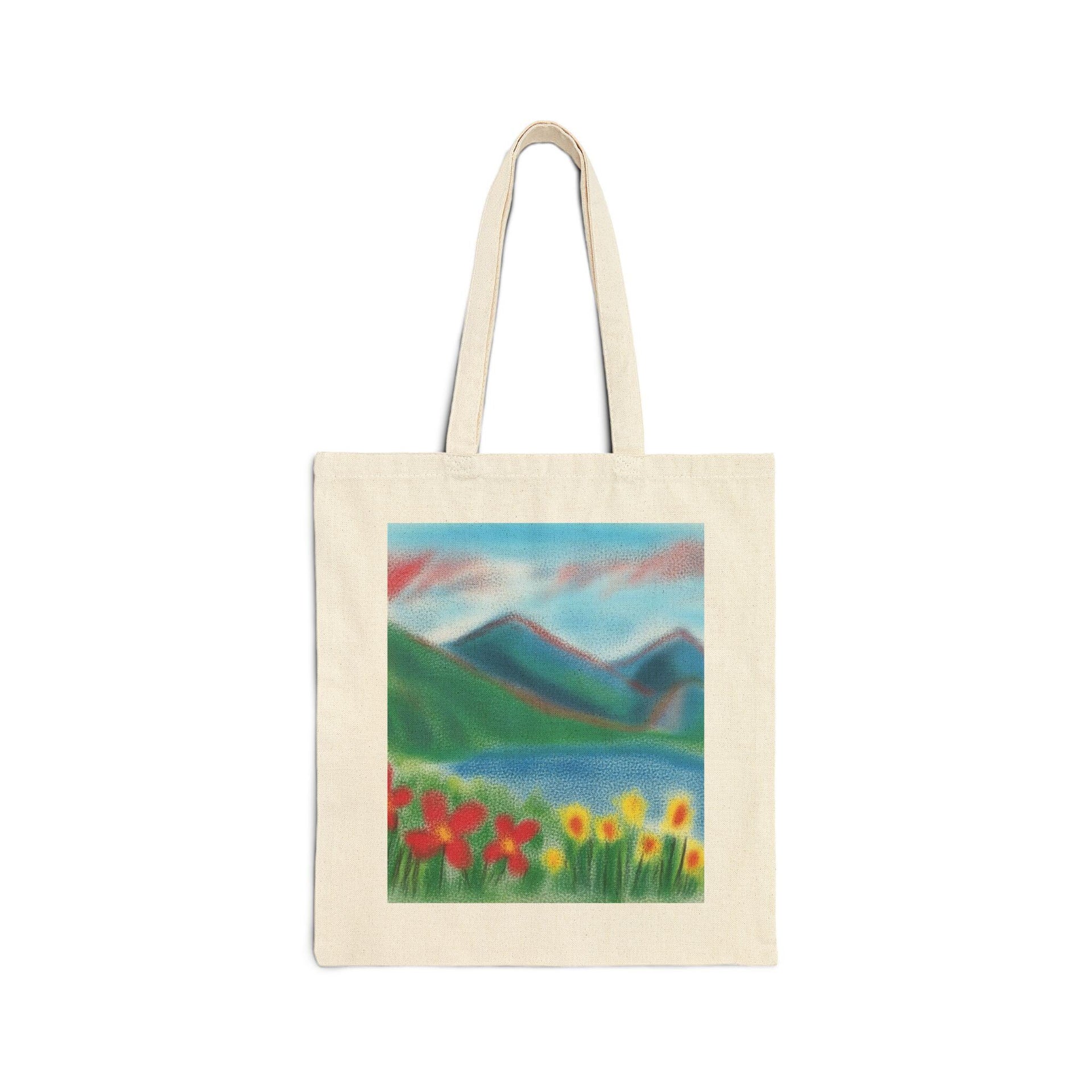 Serene Mountain Tote Bag