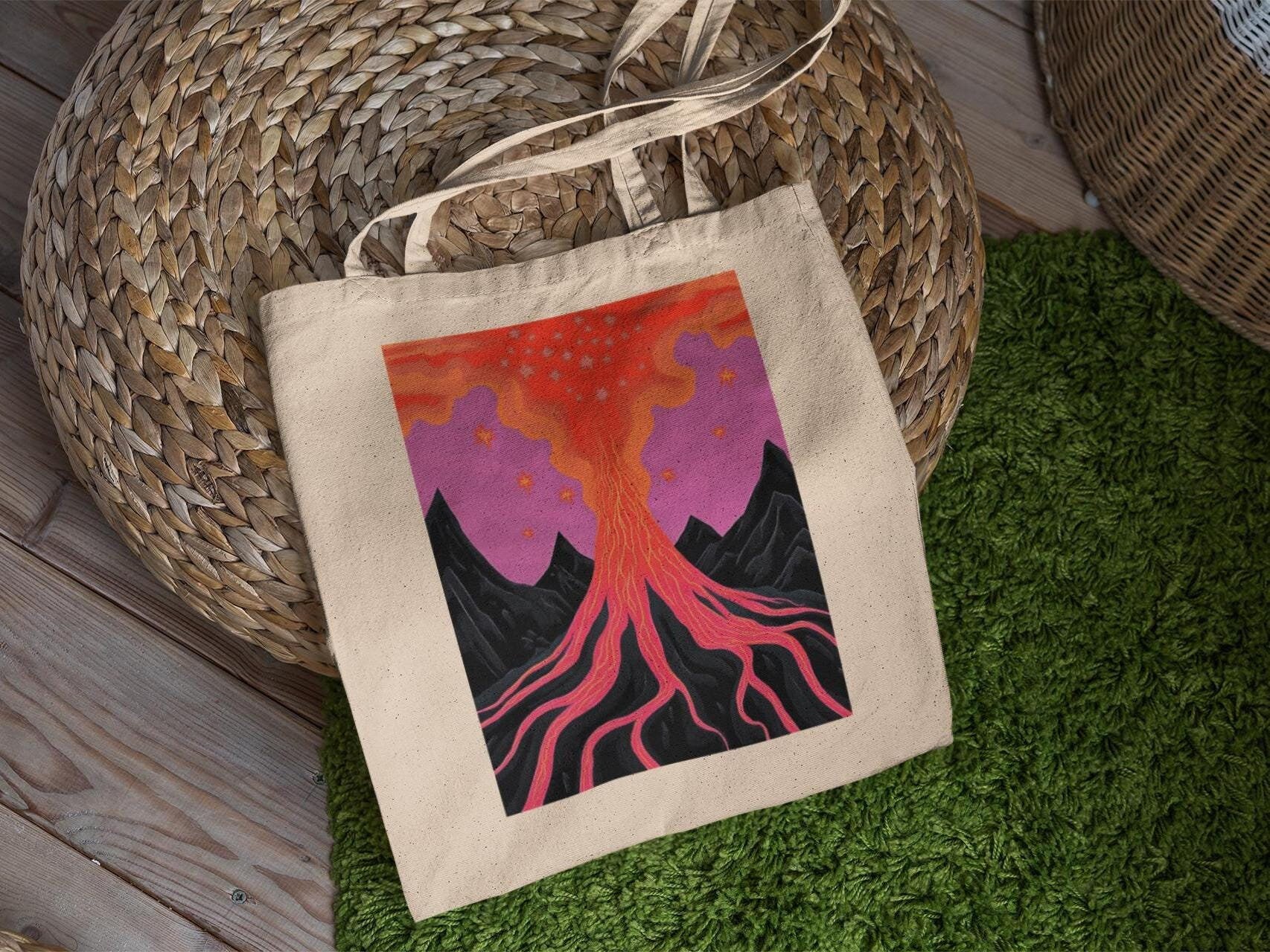 Volcano Star Tote Bag
