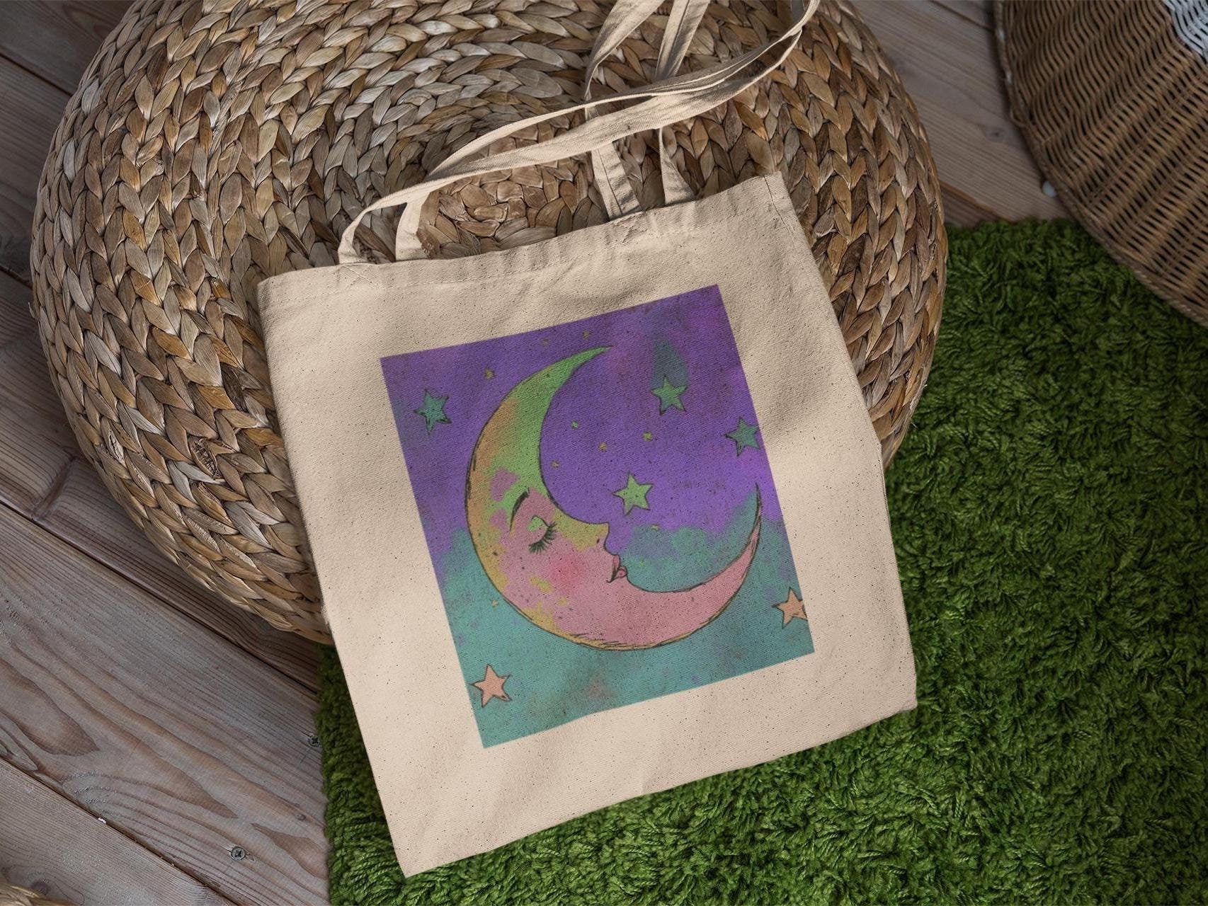 Hippy Moon Tote Bag