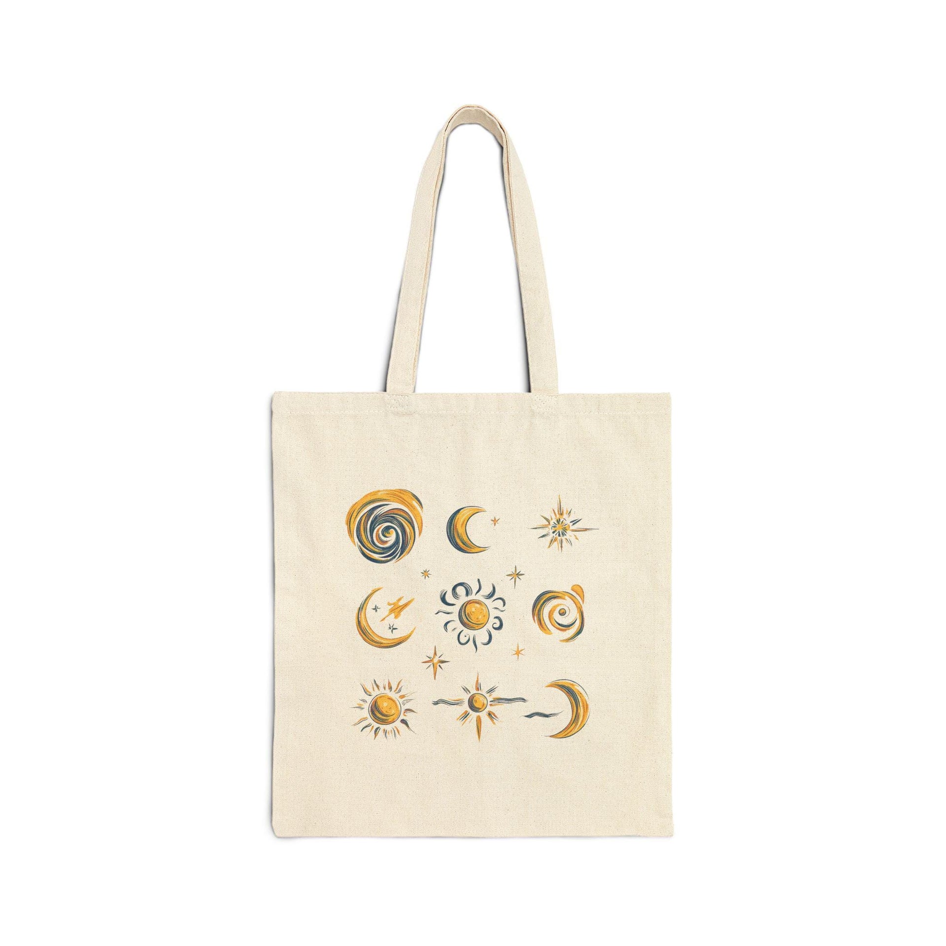 Sun & Moon Constellation Tote Bag