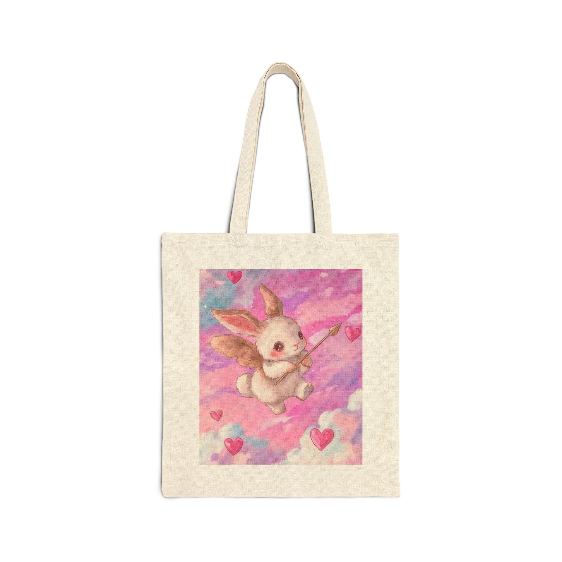 Cupid Bunny Tote Bag