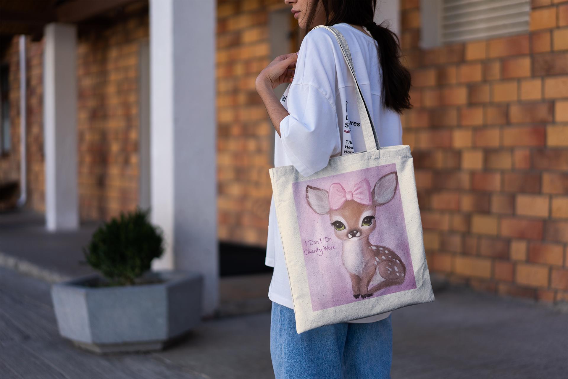 Coquette Fawn Tote Bag