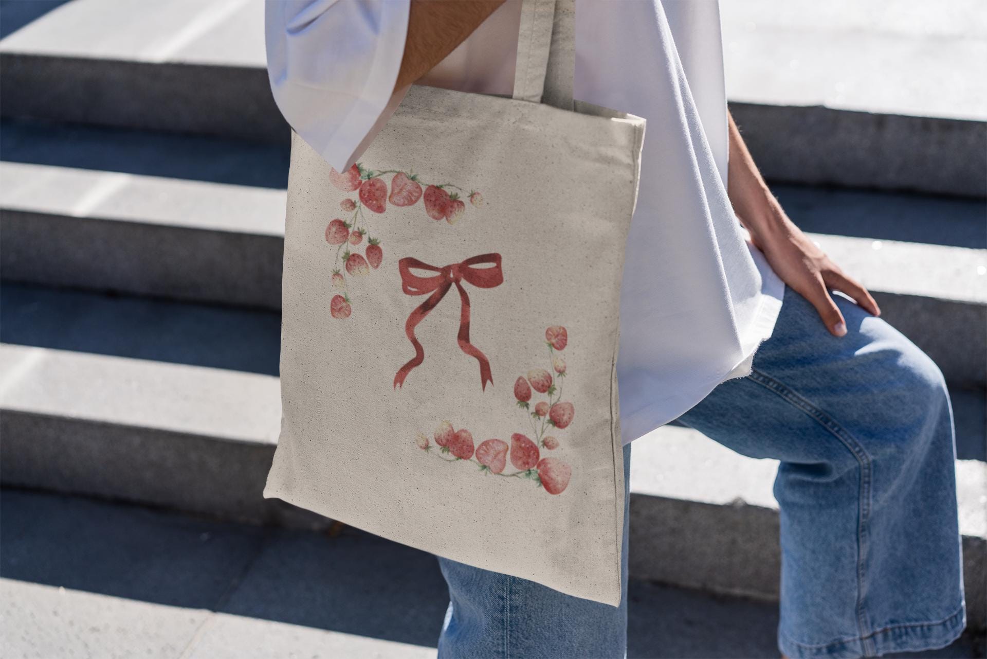 Strawberries for Summer Tote Bag