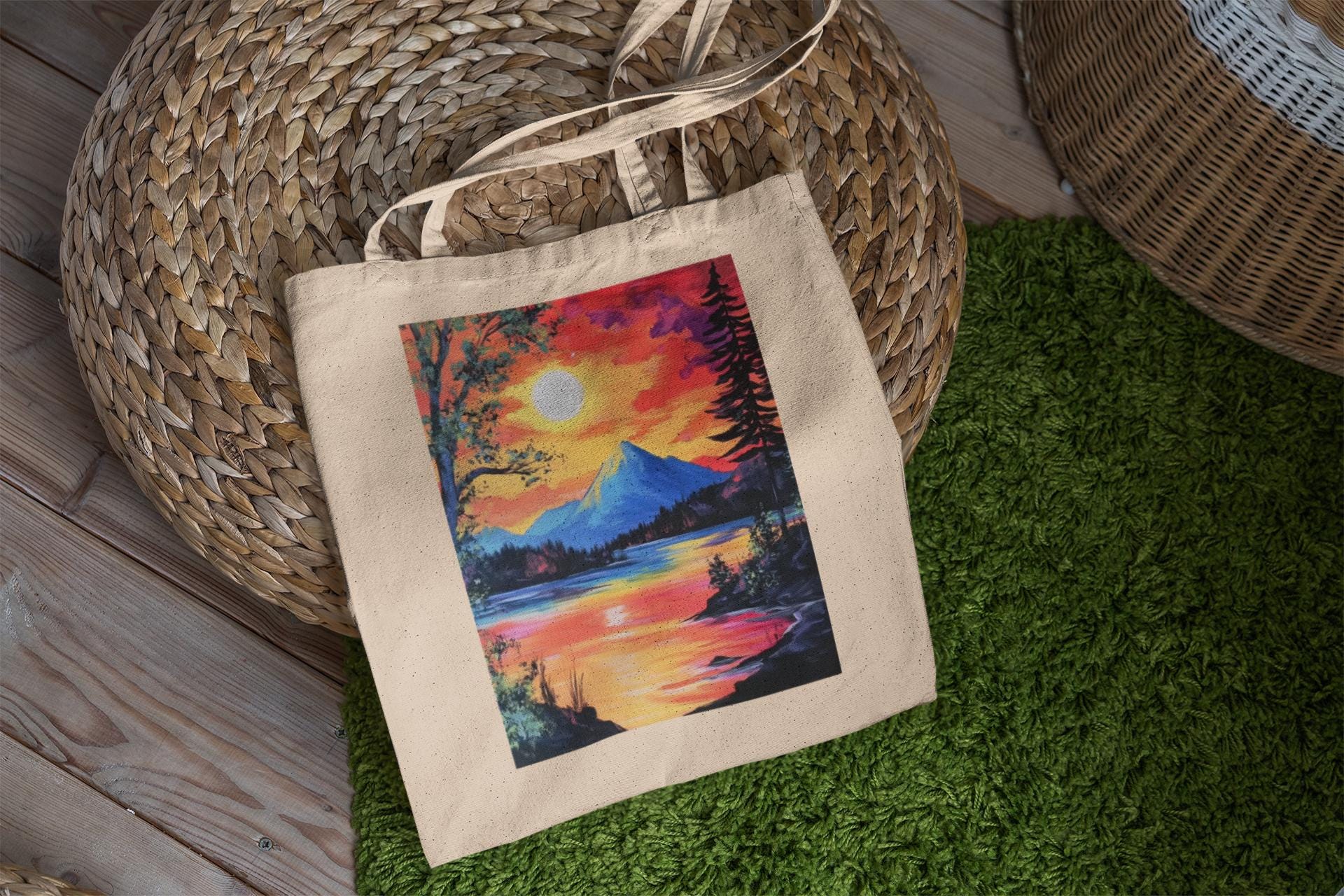 Sunrise Mountain Tote Bag