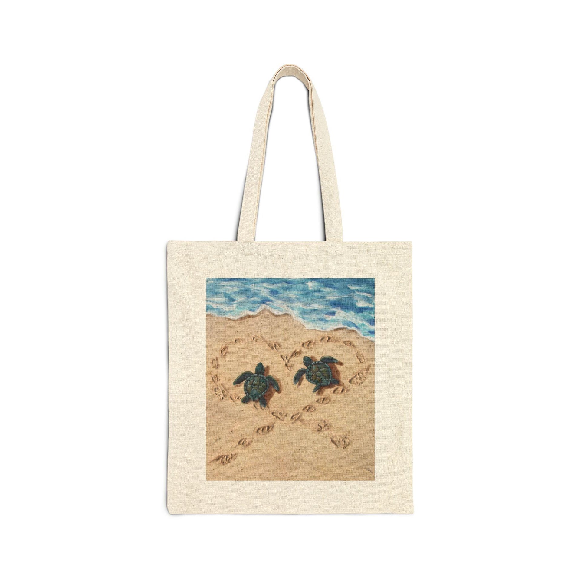 Turtles at the Beach Tote Bag