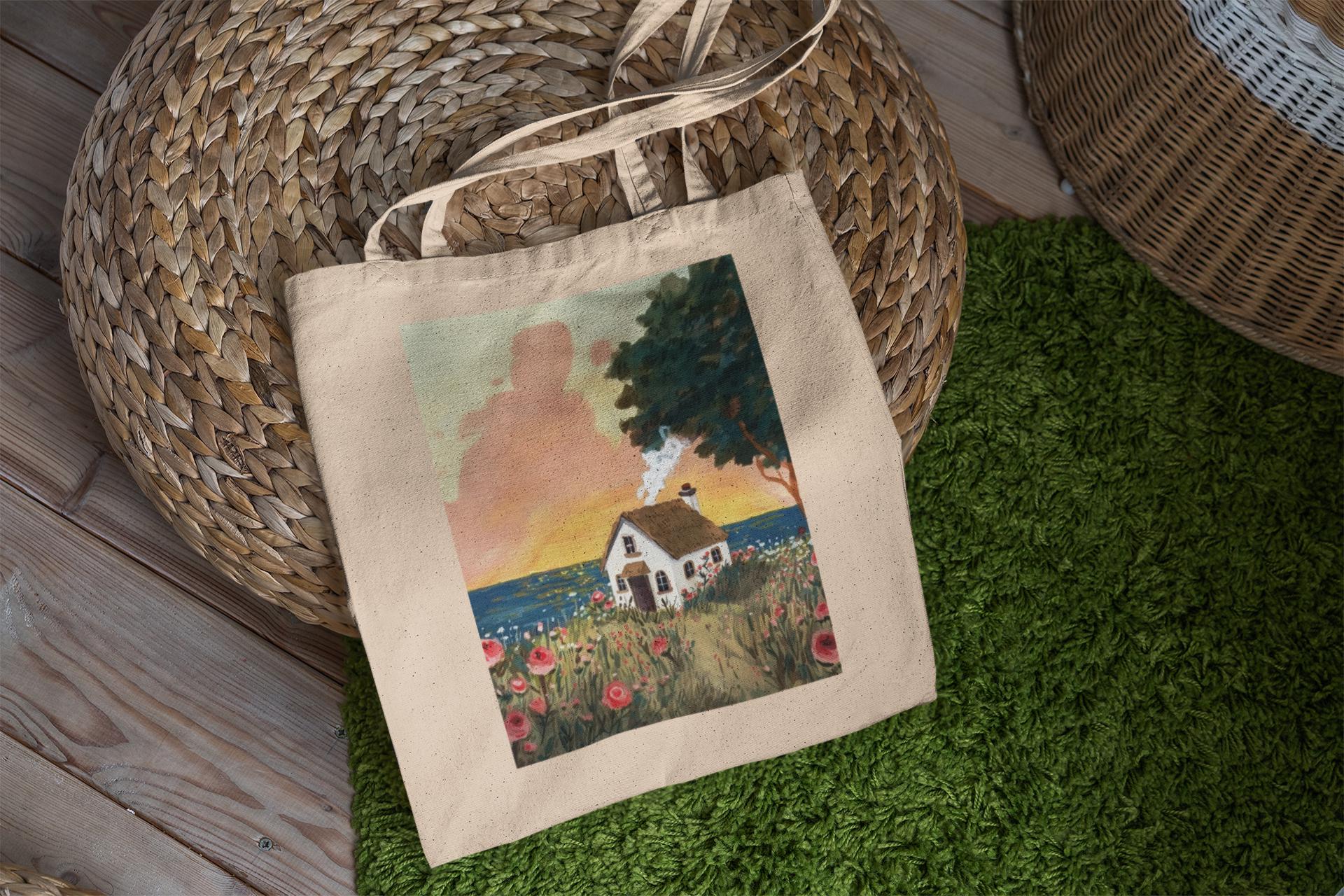 Cottage Tote Bag