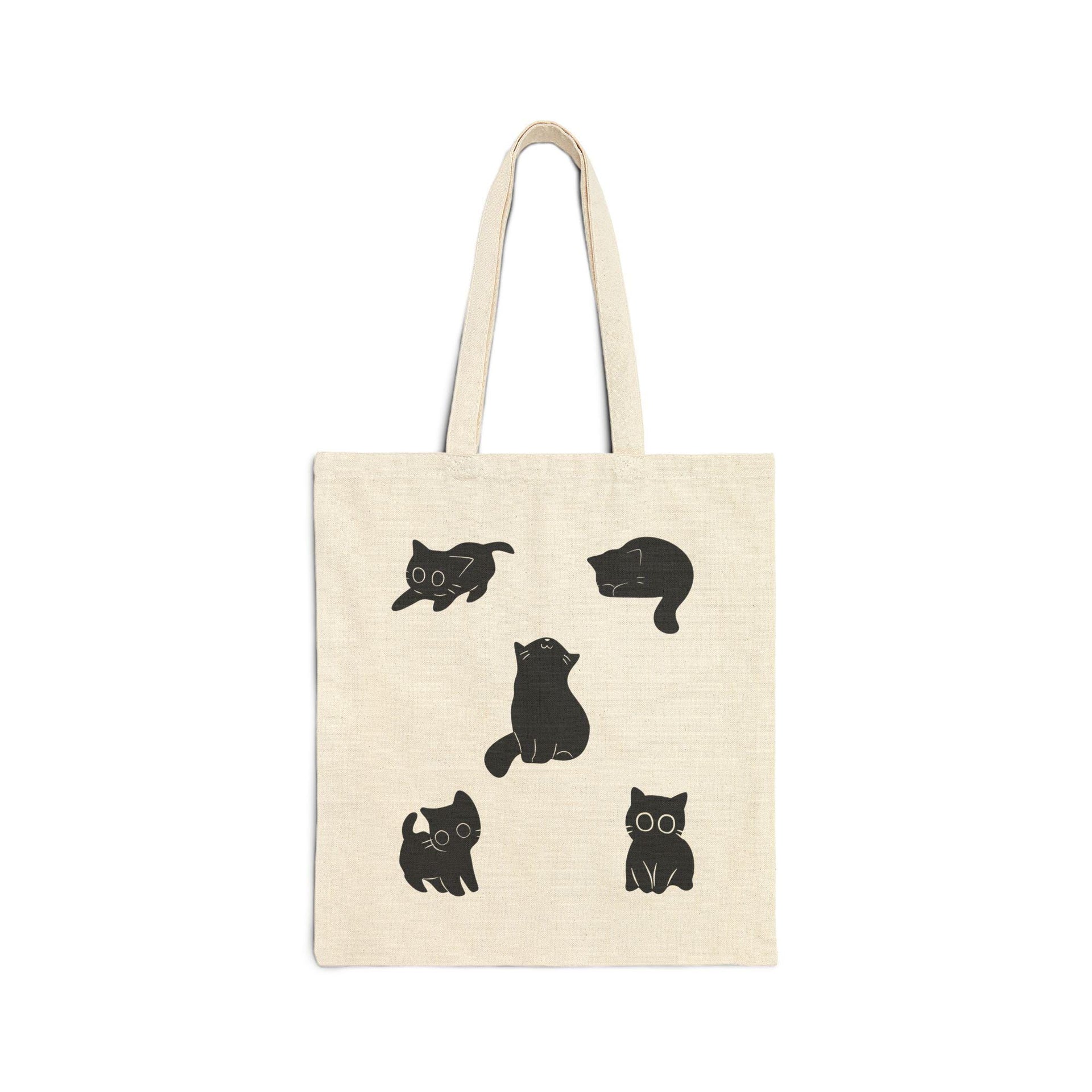 Funky Black Cats Tote Bag