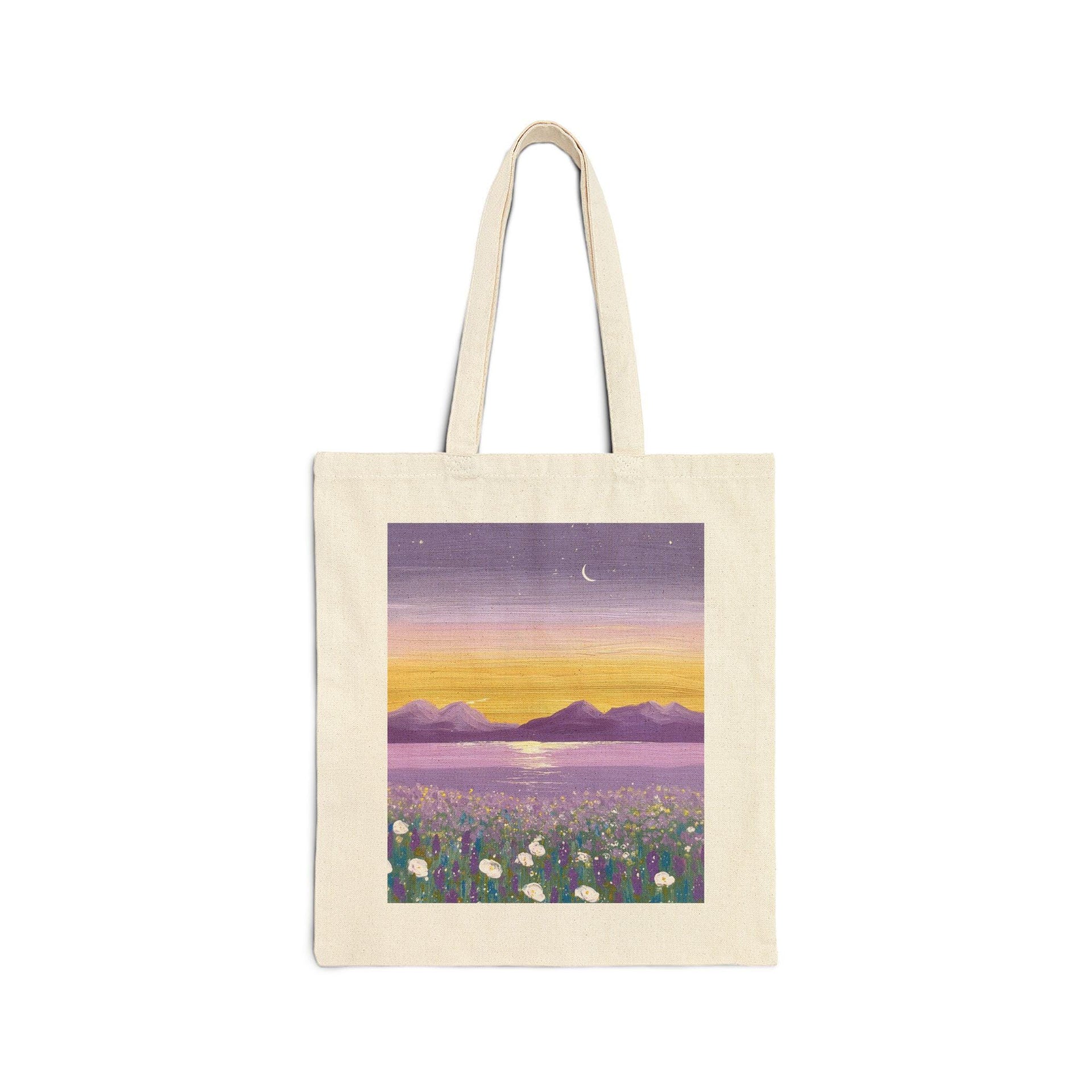 Night-time Meadow Tote Bag