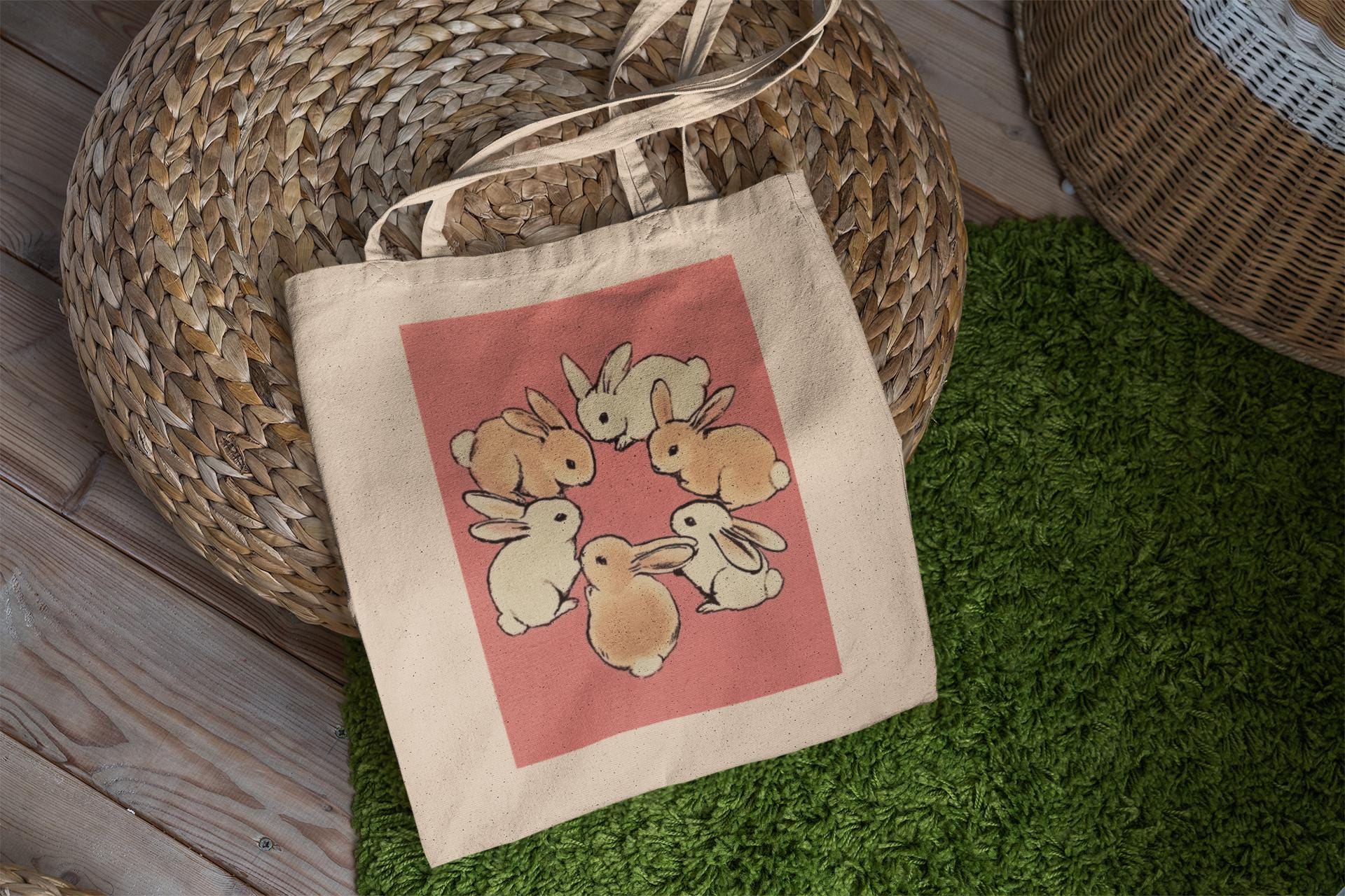 Bunny Tote Bag