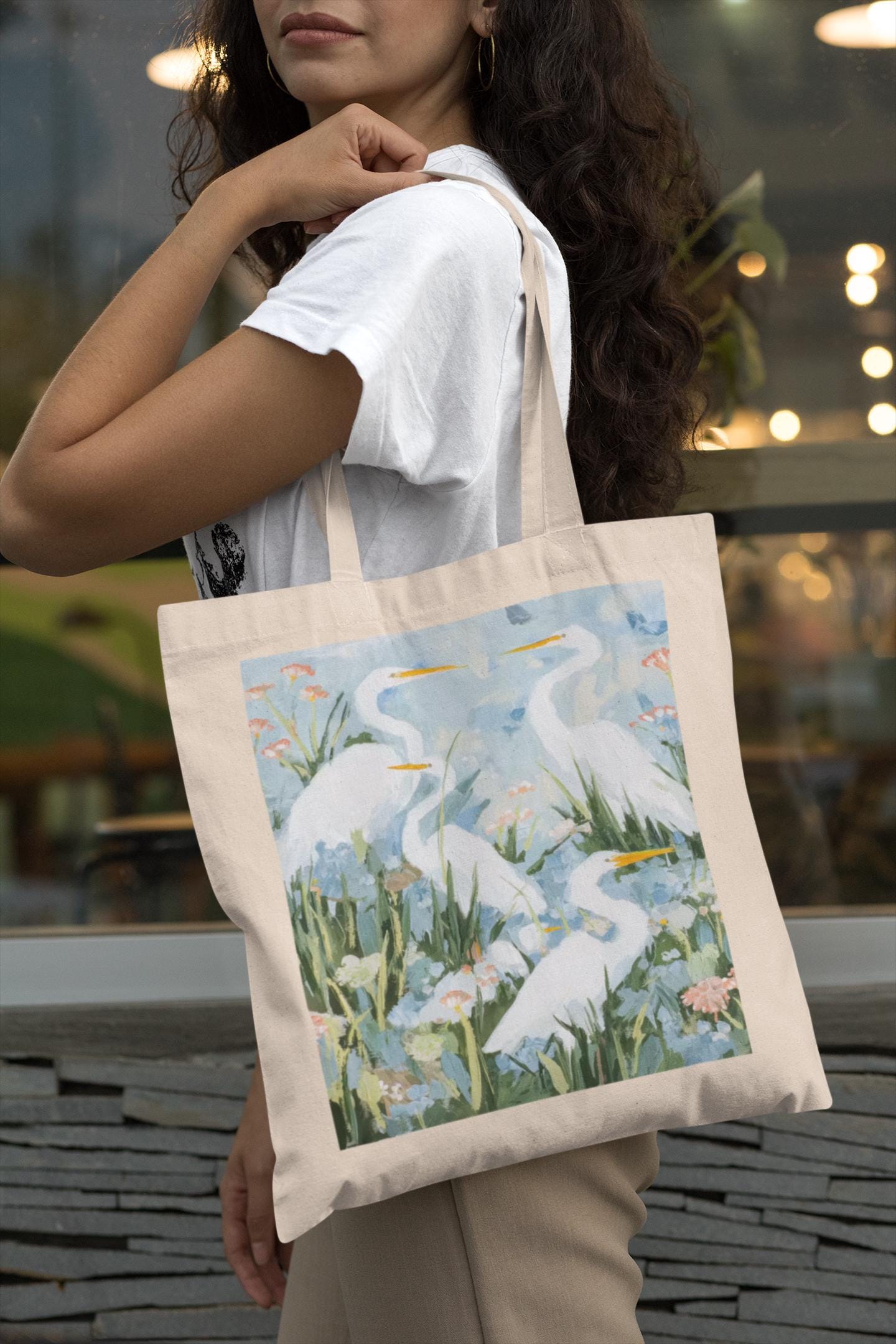 Heron Tote Bag