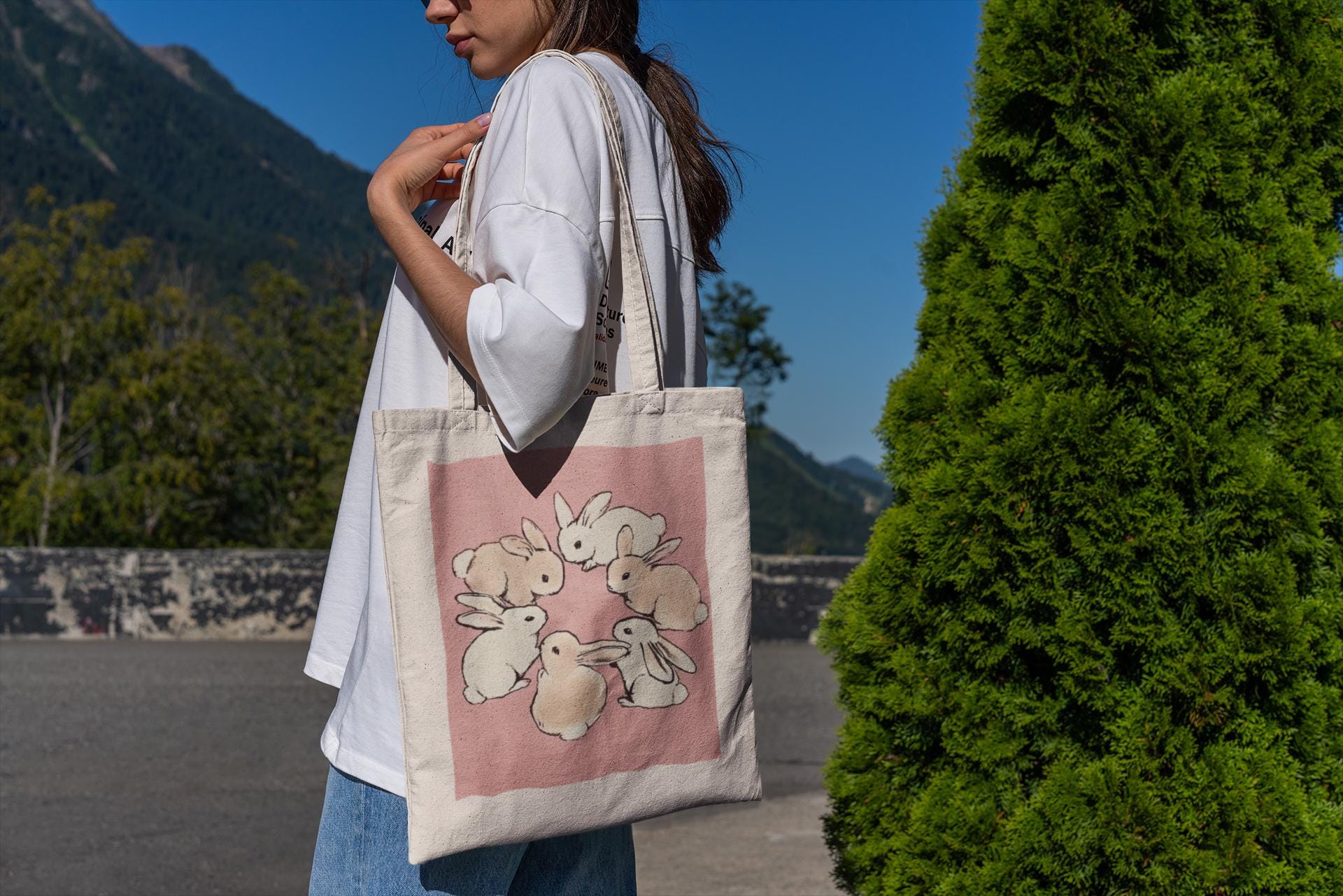 Bunny Tote Bag